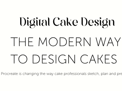Digital Cake Sketching in Procreate: The Complete Guide for Cake Designers