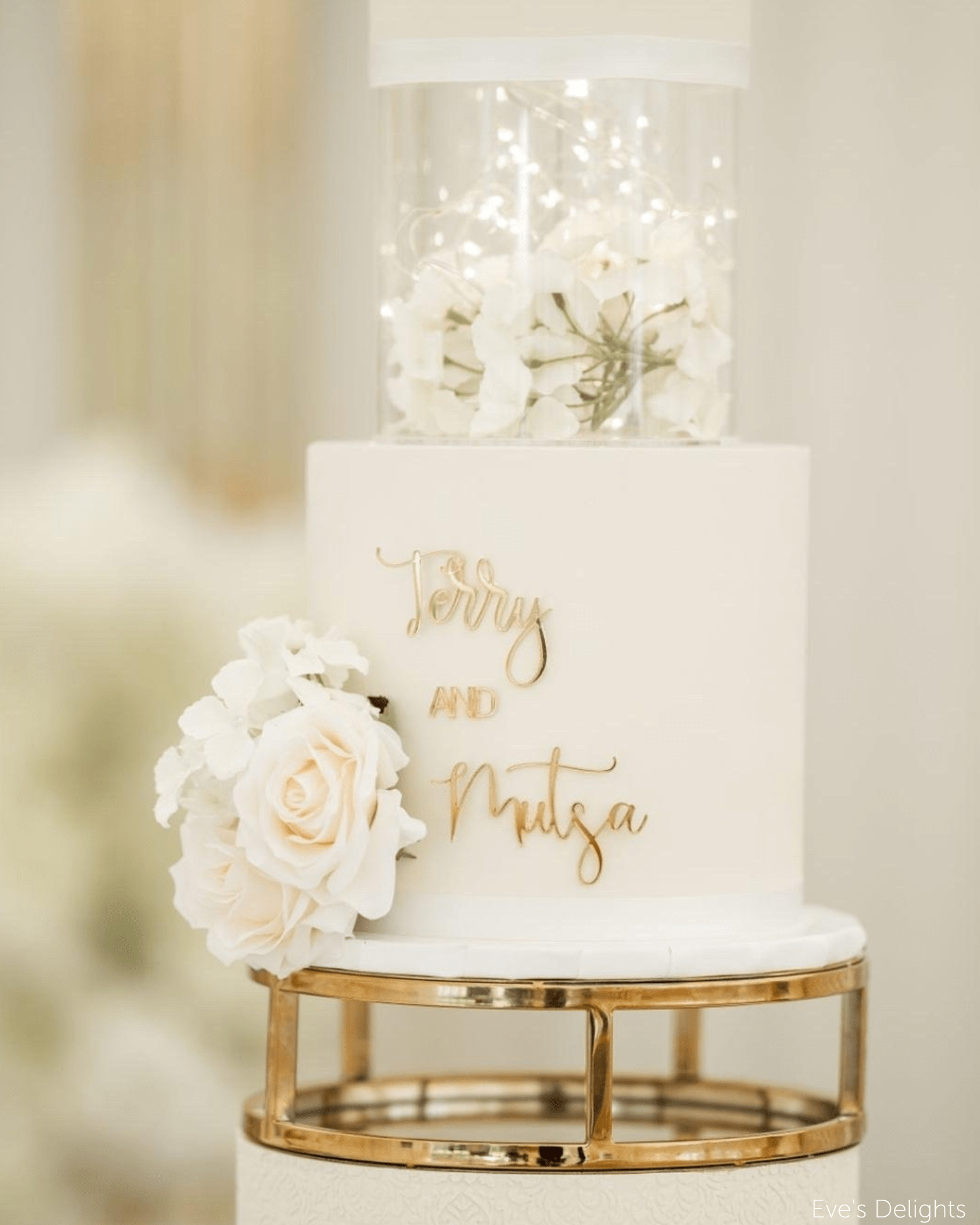 10" Round Metallic Cake Separator - Prop Options