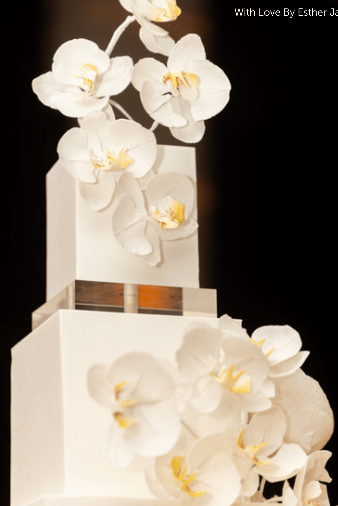 15mm Square Ultra Polished Clear Acrylic Cake Spacers - Prop Options