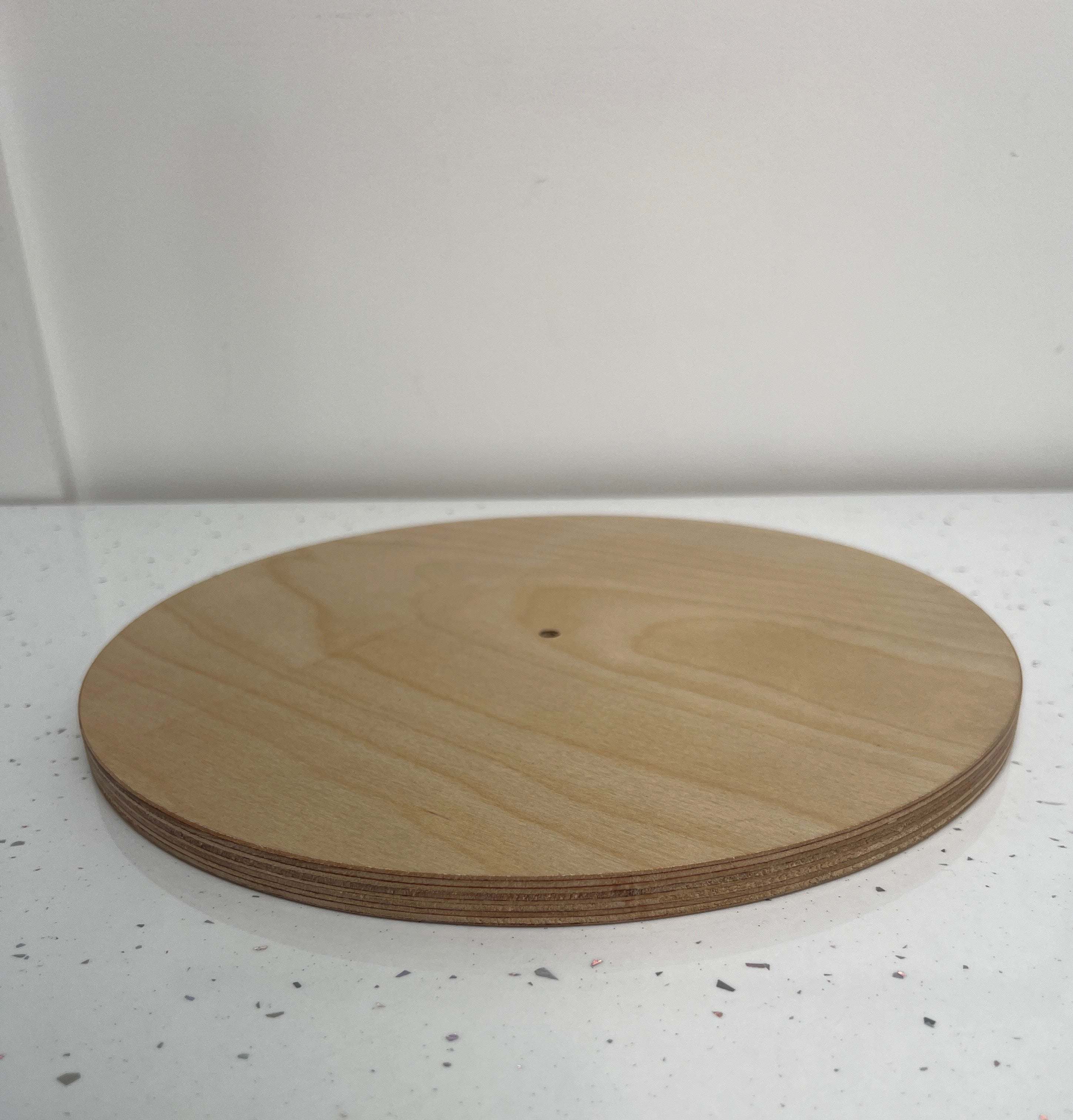 Outlet Birch Ply Disc Cake Board - 10" Natural - Imperfect - Prop Options