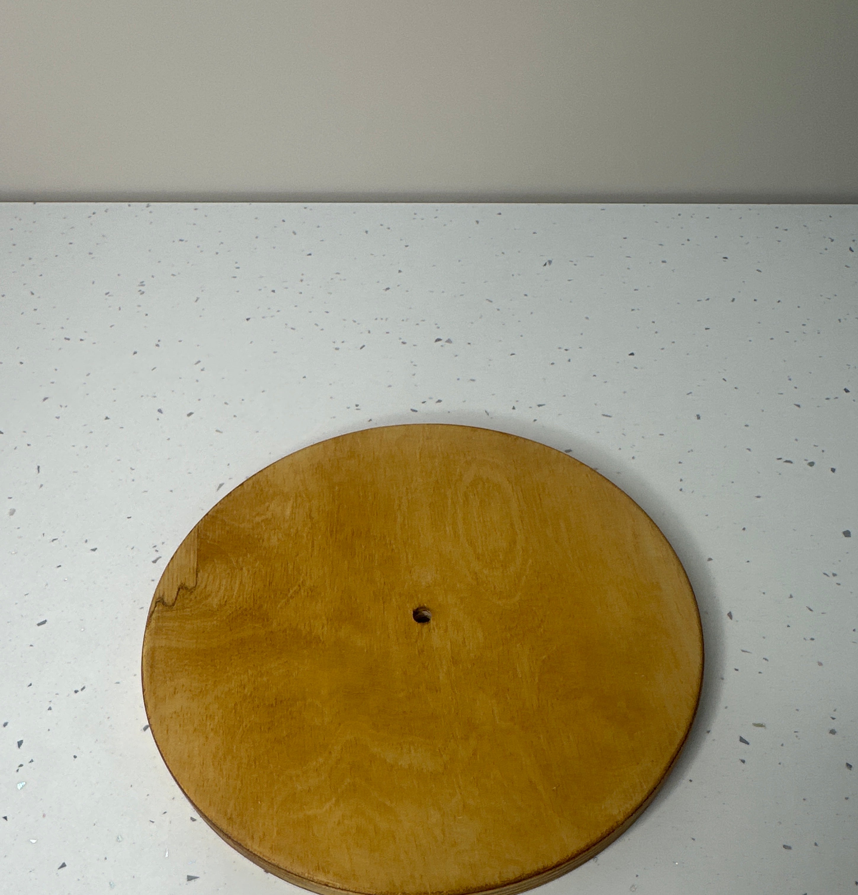 Outlet Birch Ply Disc Cake Board - 8" Light - Imperfect - Prop Options
