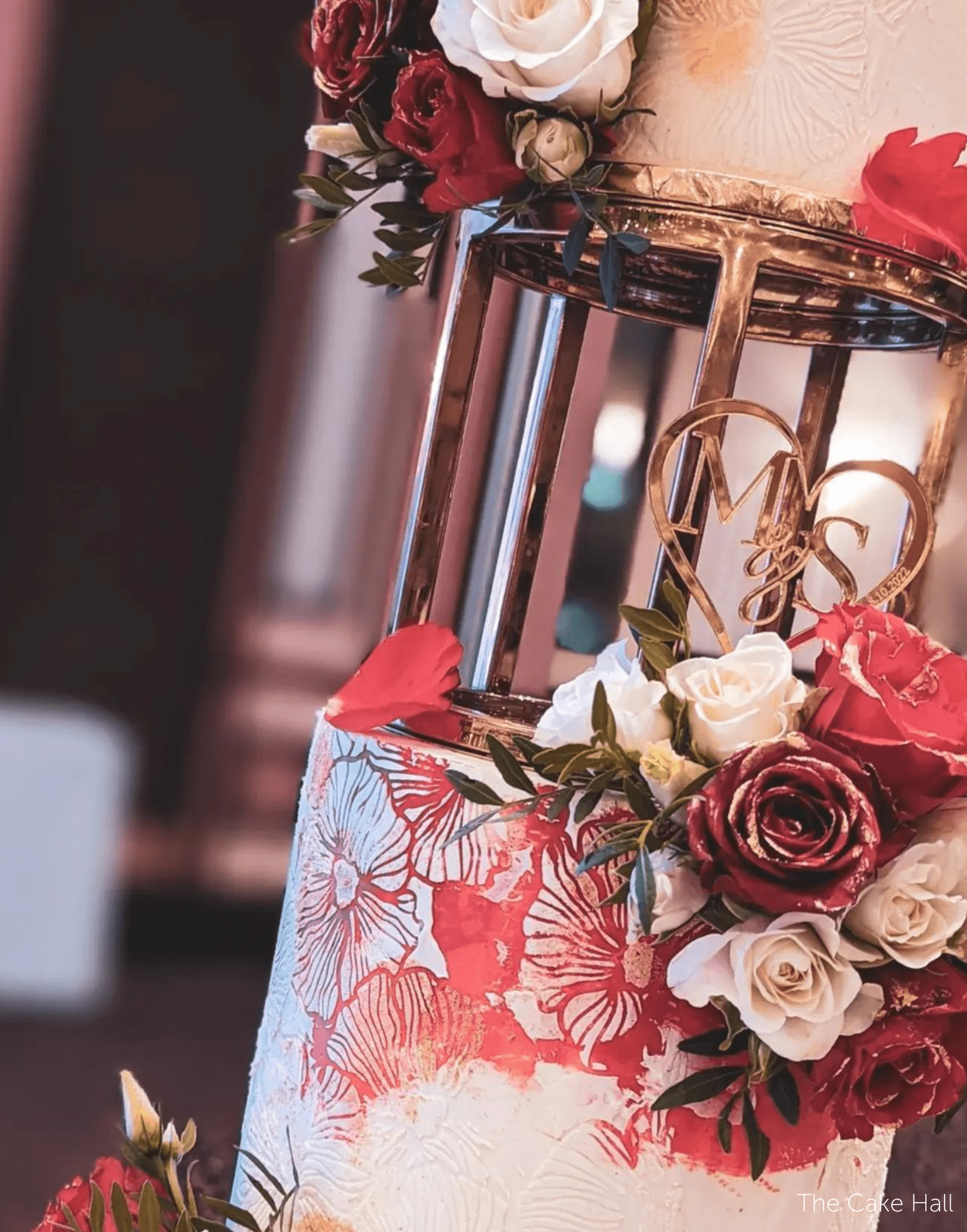 6" Round Metallic Cake Separator - Prop Options