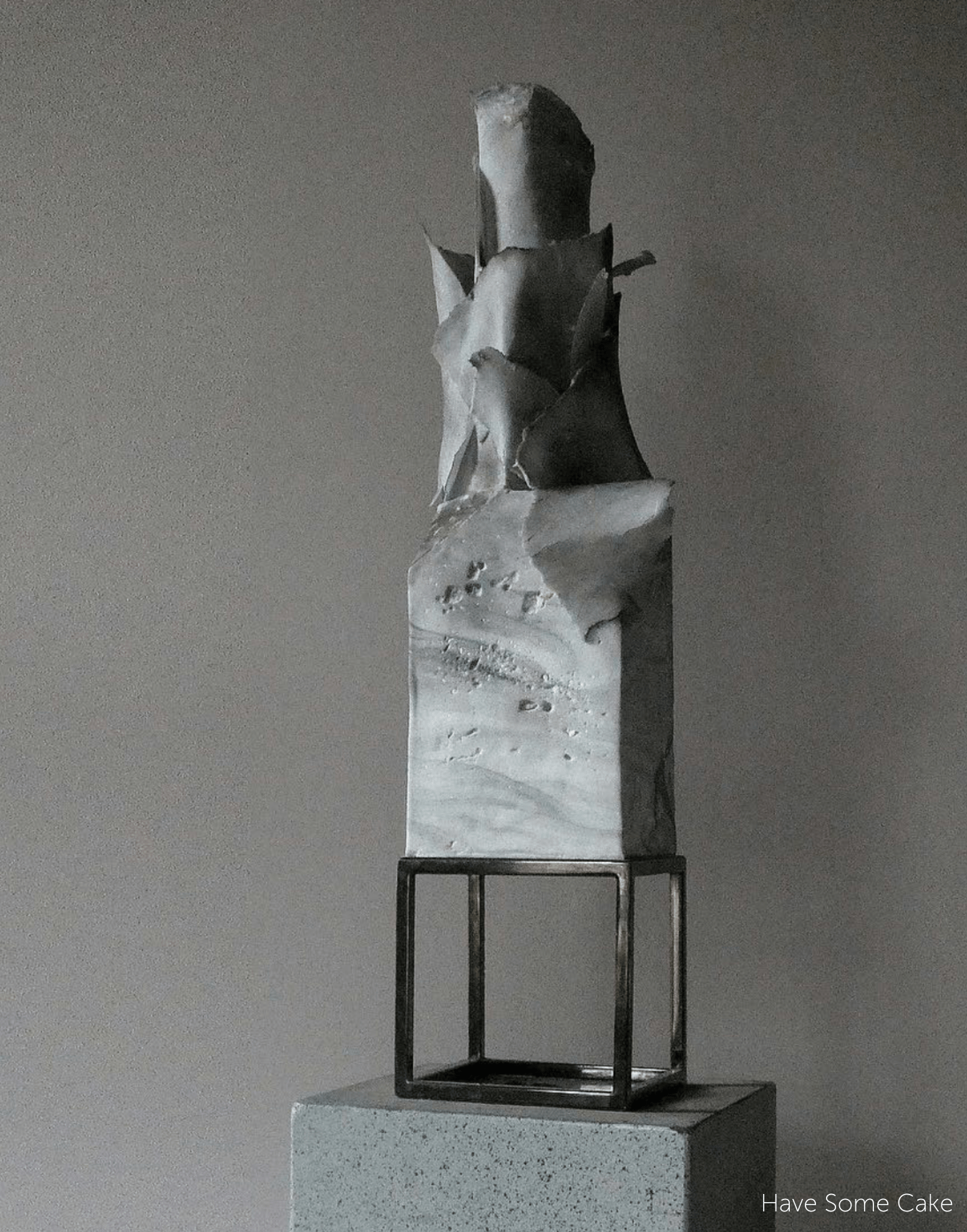 6" Square Metallic Cake Separator - Prop Options