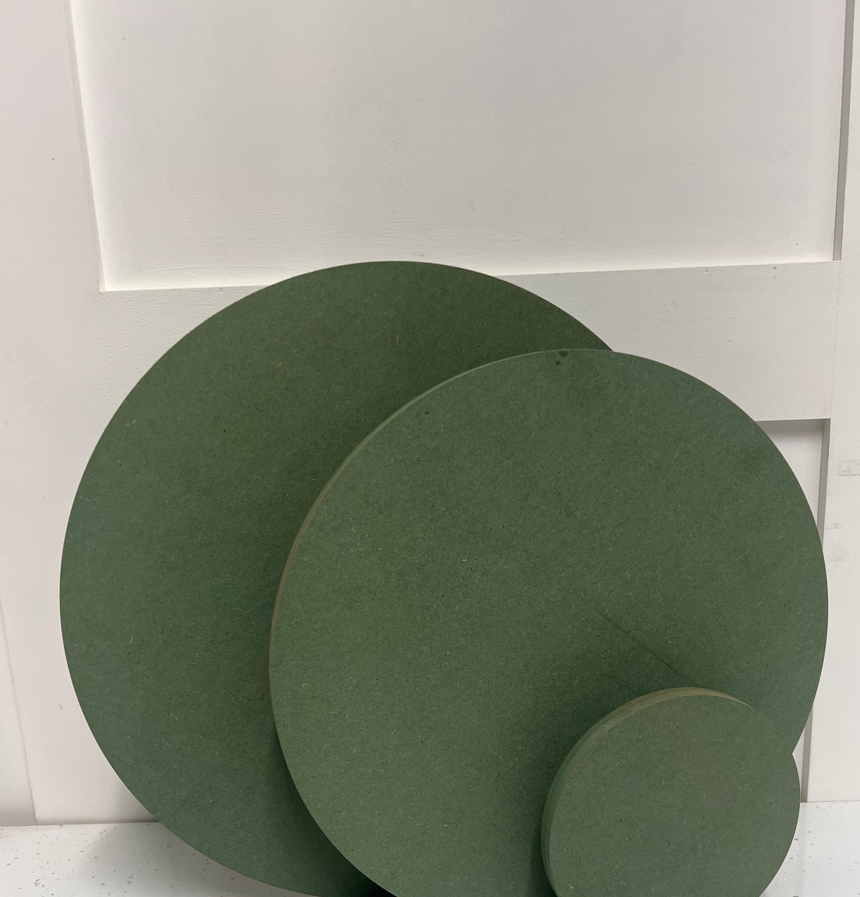 Outlet MDF Disc Cake Board - Imperfect - Prop Options