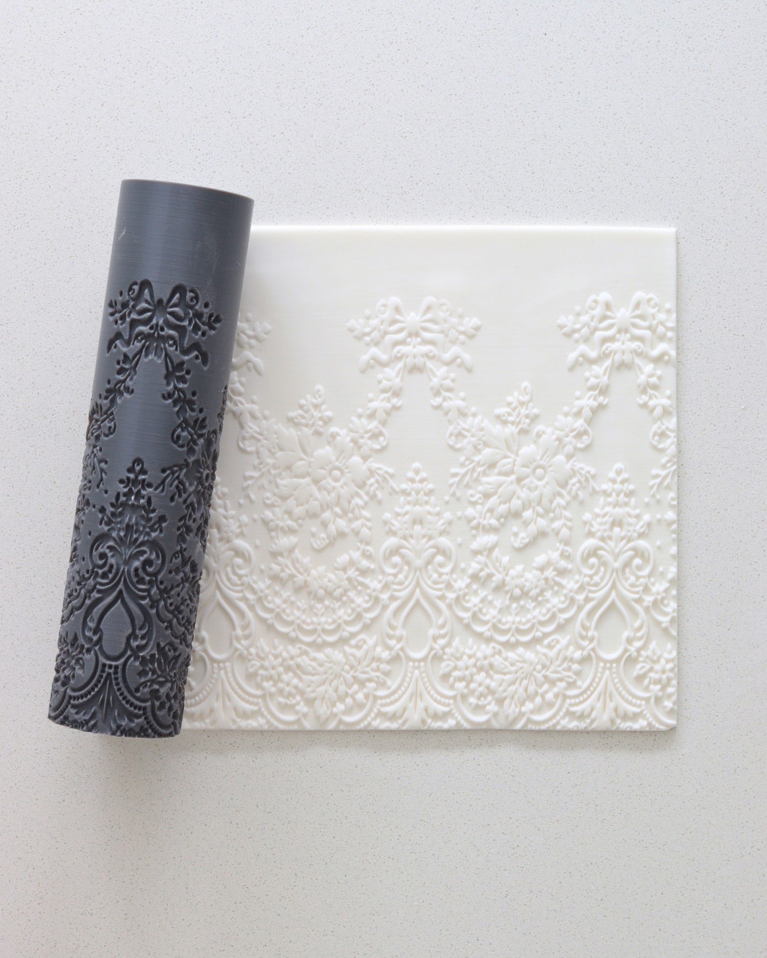 93 - Fluer D'Amour - Prop Options × EKats Collection – Luxury Texture Rolling Pins