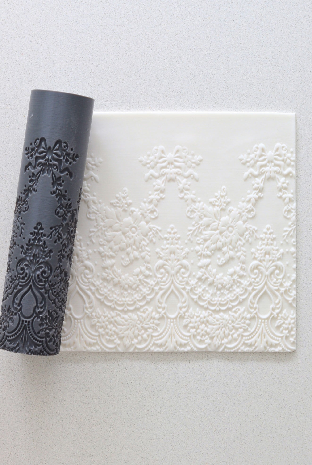 93 - Fluer D'Amour - Prop Options × EKats Collection – Luxury Texture Rolling Pins