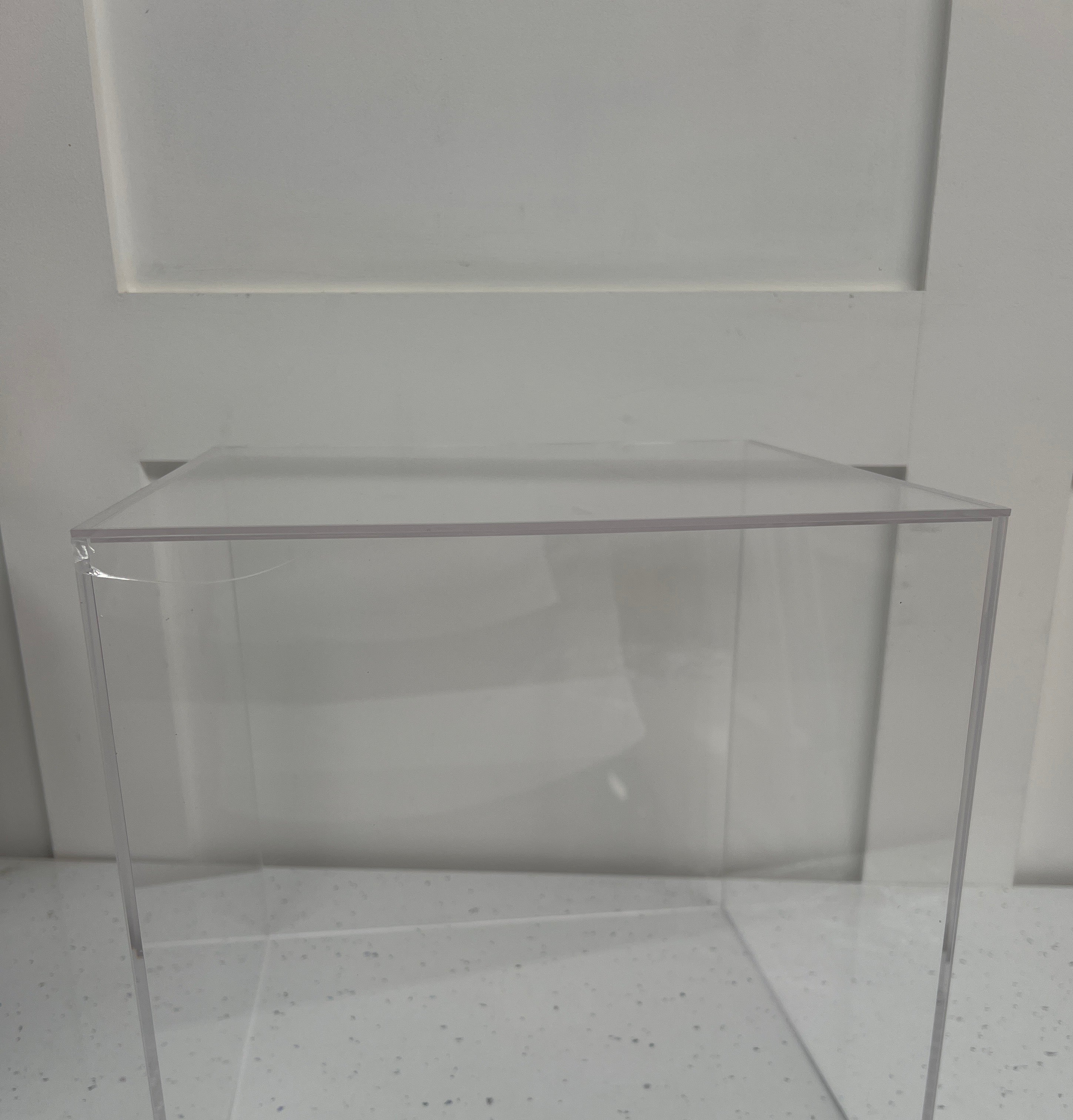 Outlet Square 12" x 12" Acrylic Plinth - Imperfect - Prop Options