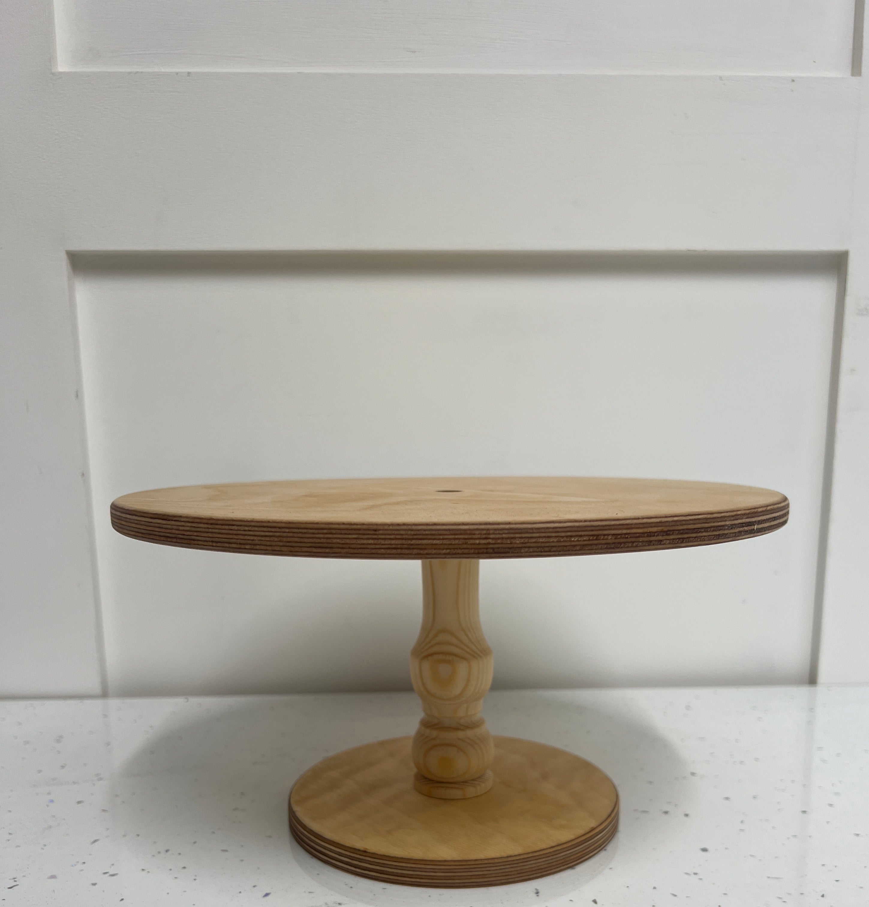 Outlet Original Wooden Pedestal - 11" Natural - Imperfect - Prop Options
