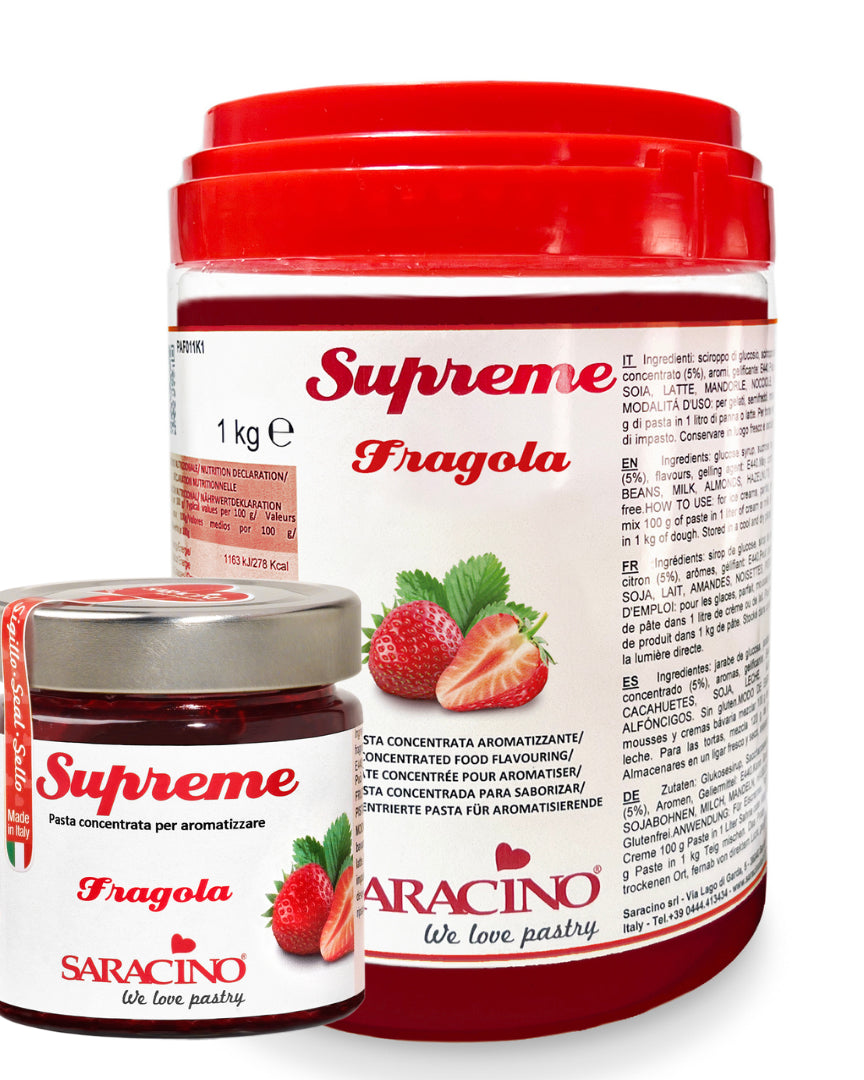 Saracino Strawberry Food Flavor Paste - 200g & 1kg