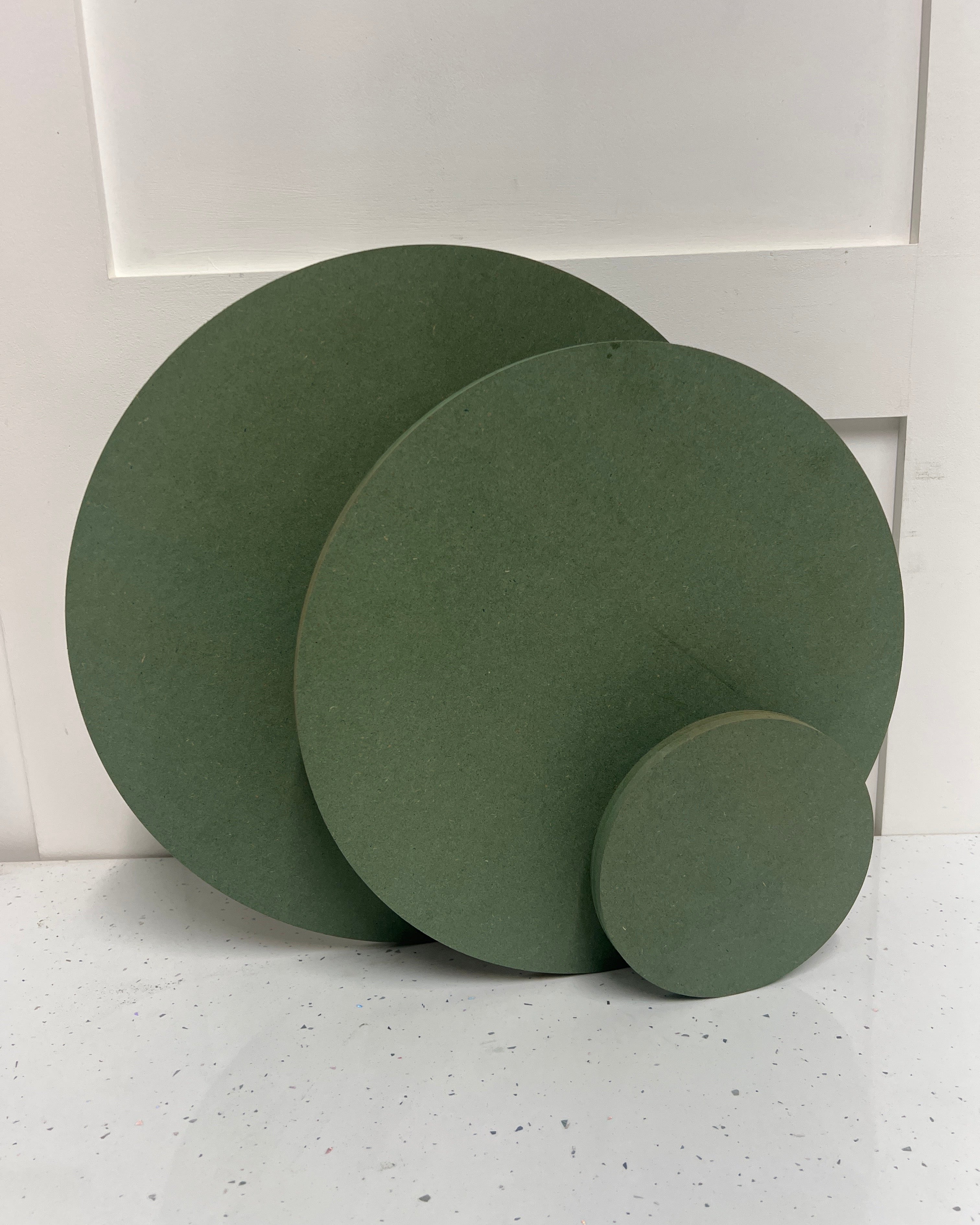 OUTLET W58F - 10'' MDF Disc Cake Board - Imperfect - Prop Options