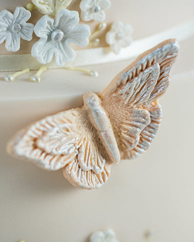 brush embroidery butterflies silicone mould