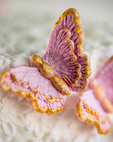 brush embroidery butterflies silicone mould