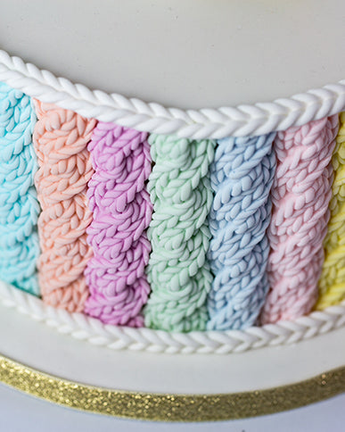 Cable Knit Silicone Mould