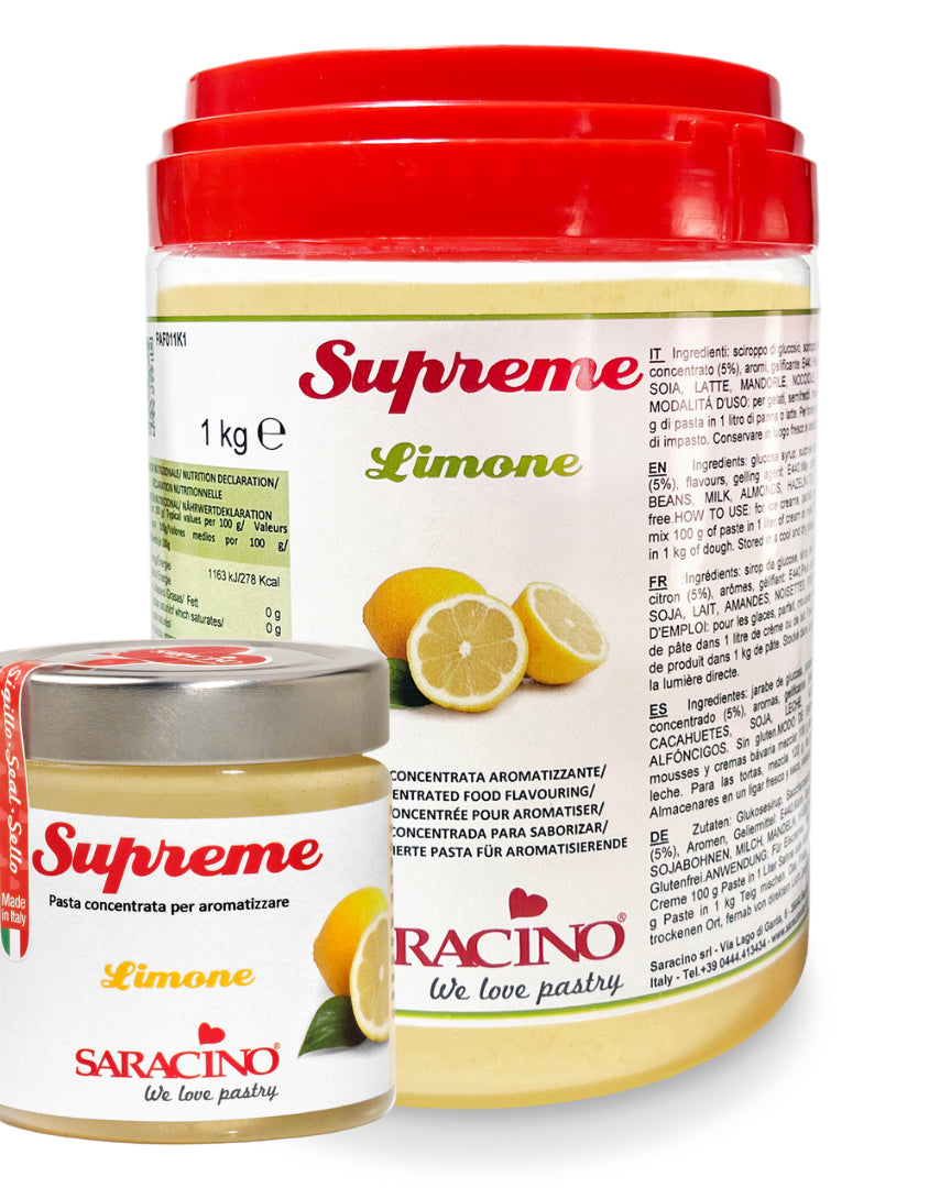 Saracino Lemon Food Flavour Paste - 200g & 1kg