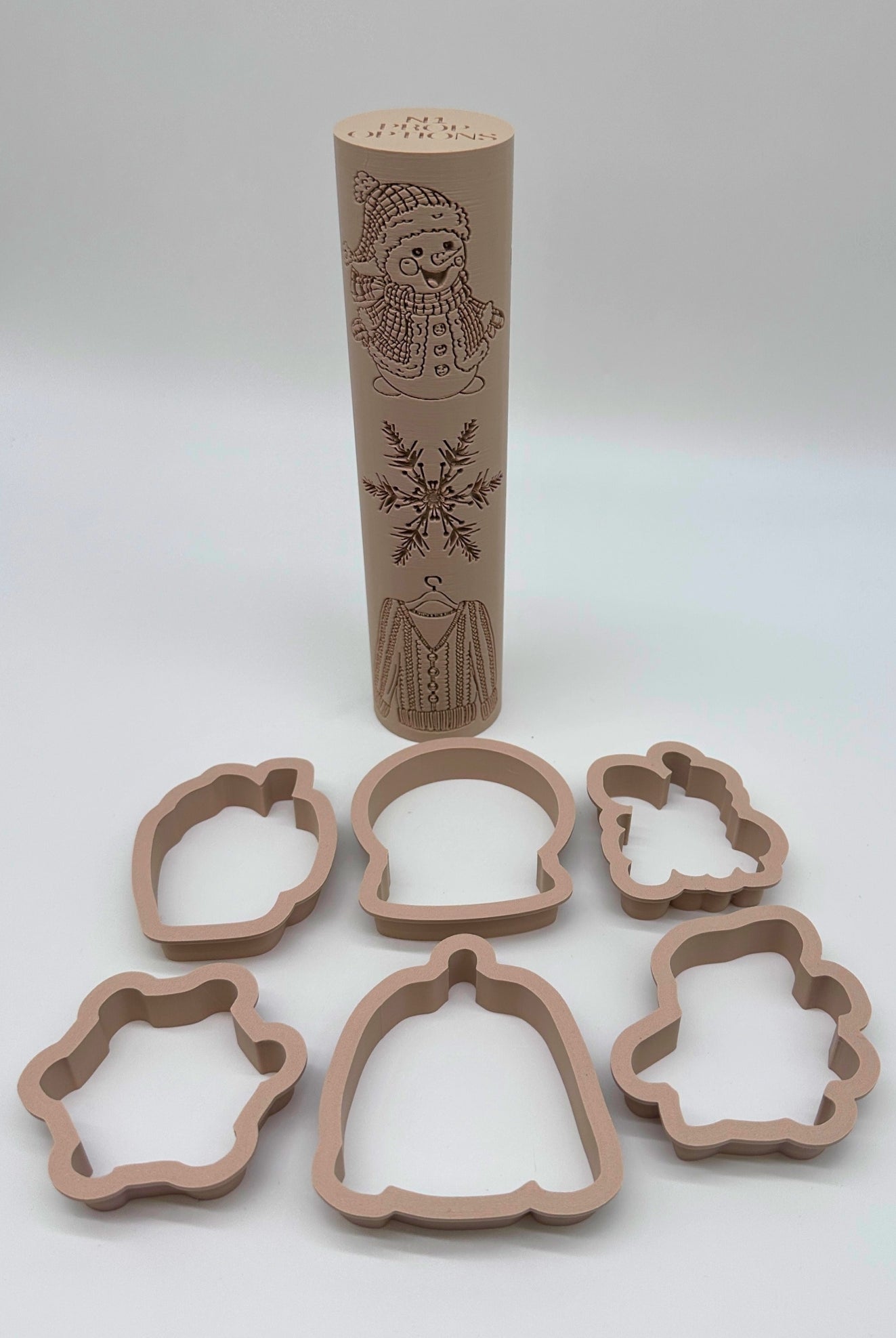 N1 - WINTER WONDERLAND ROLLING PIN AND CUTTER SET