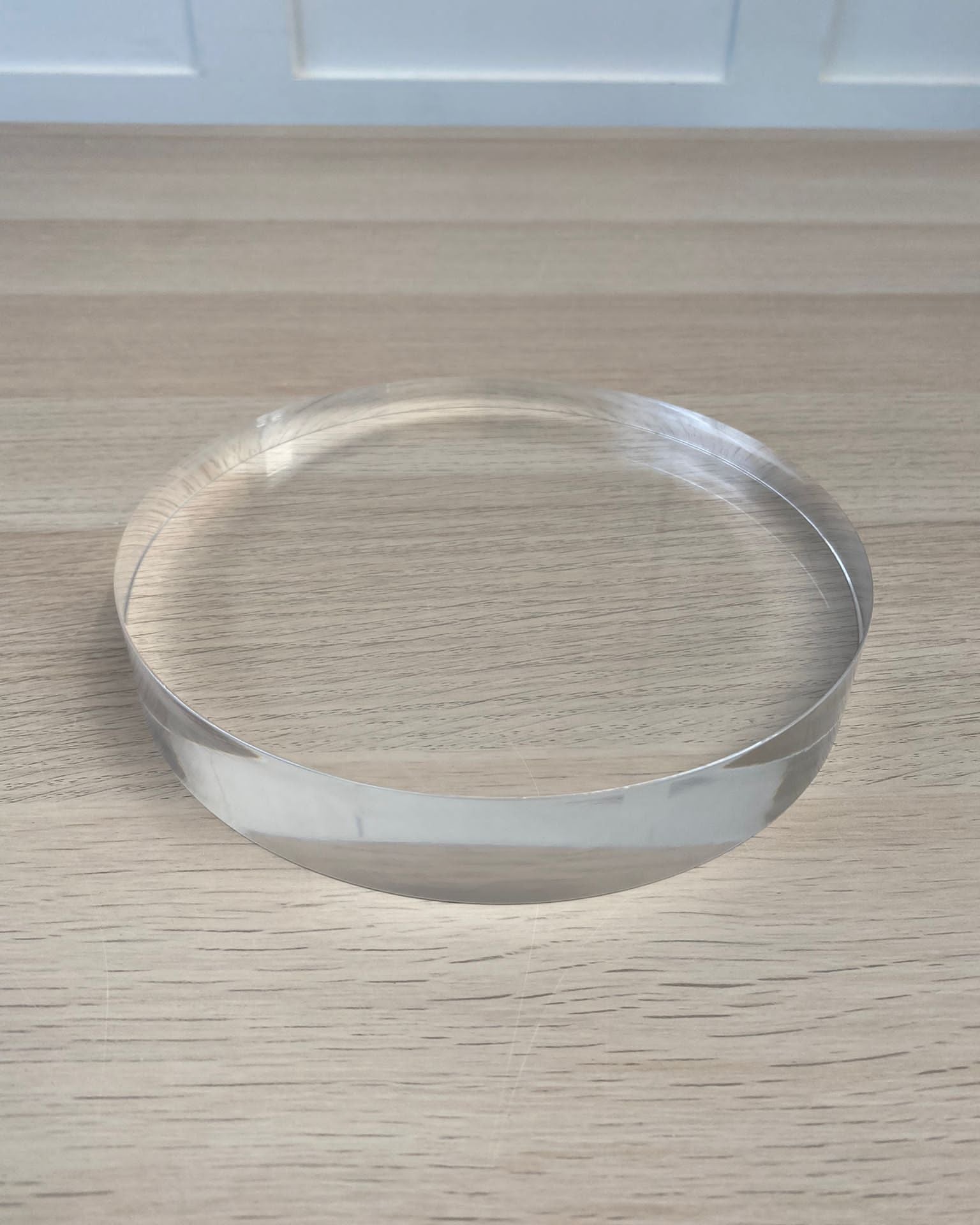 Outlet 15mm Ultra-polished Acrylic Cake Separator - 8'' Round - Imperfect - Prop Options (placeholder image)