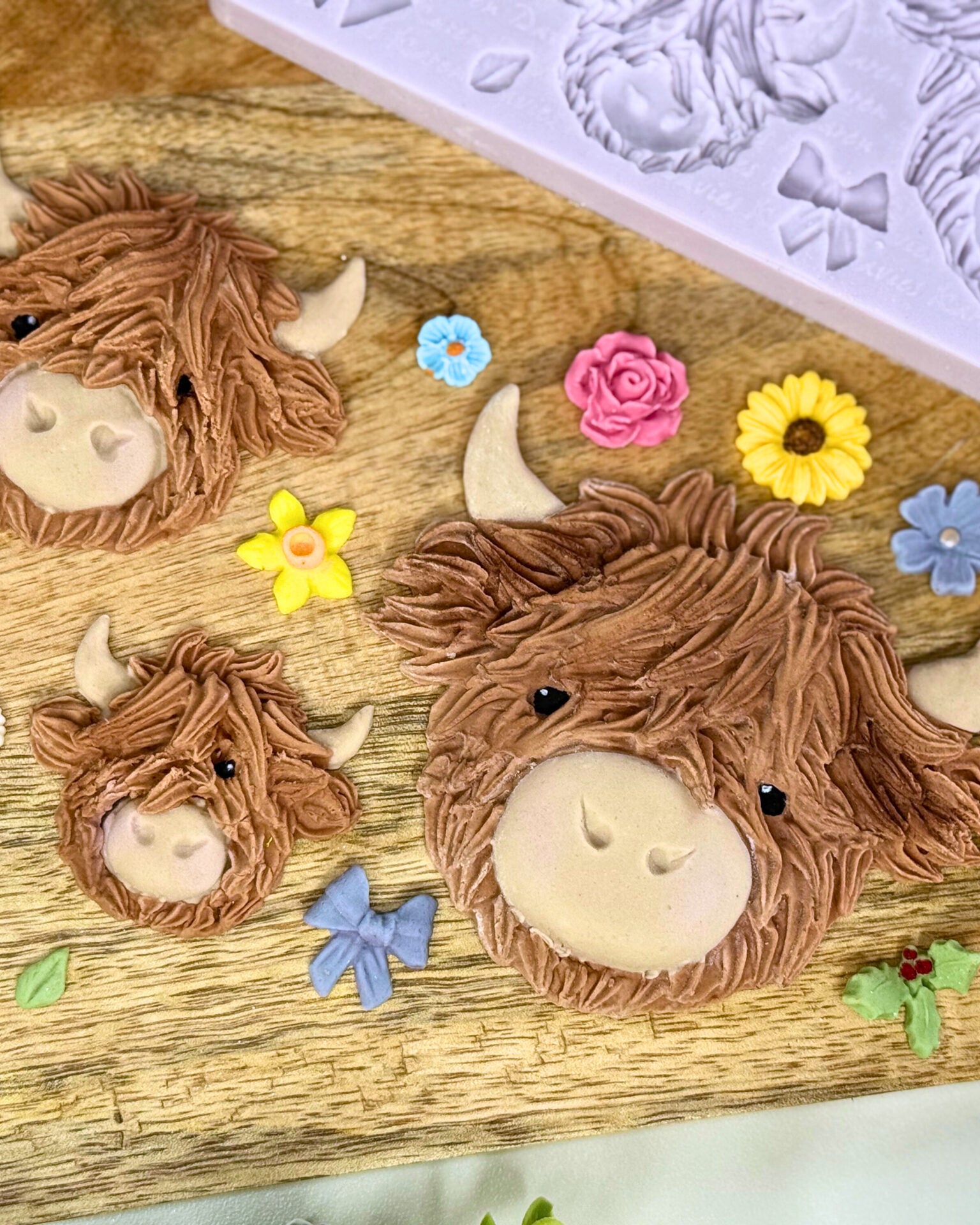 Highland Cow Silicone Mould