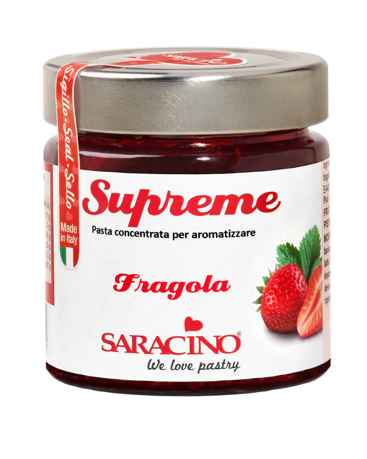 Saracino Strawberry Food Flavour Paste 200g & 1kg - 200g