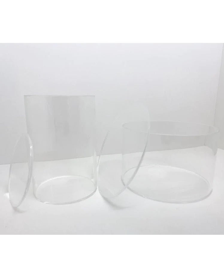 Acrylic Fillable Clear Tier Additional Replacement Lids - Prop Options