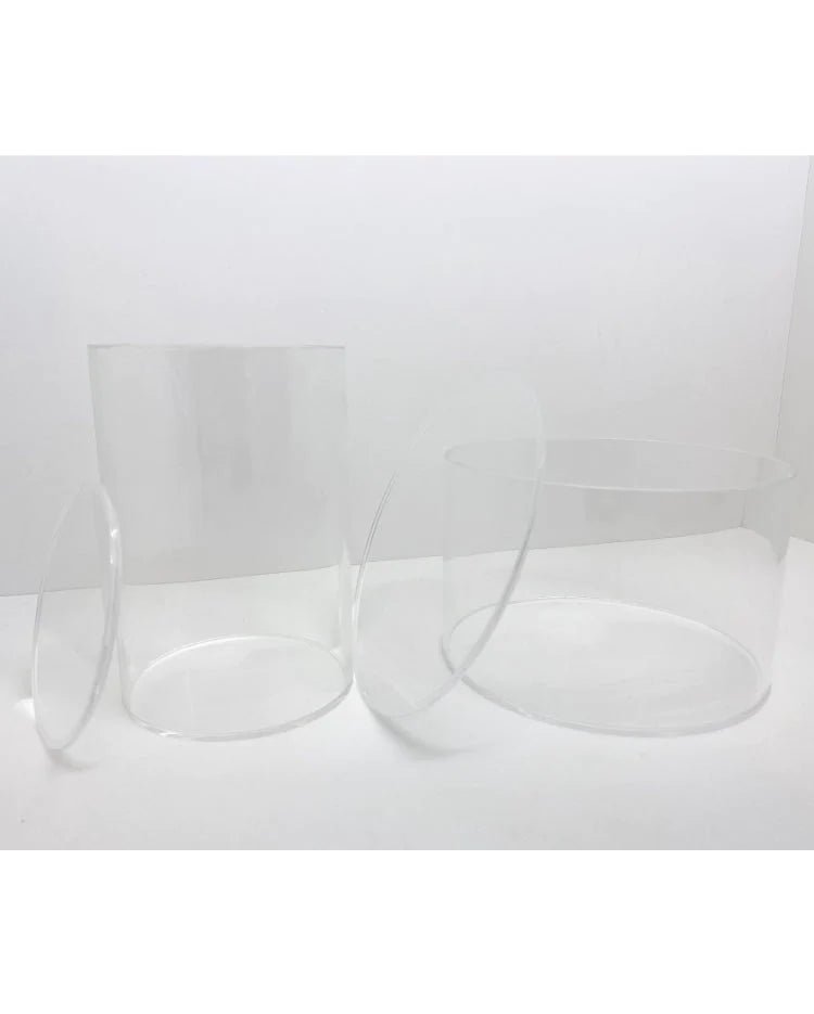 Acrylic Fillable Clear Tier Additional Replacement Lids - Prop Options