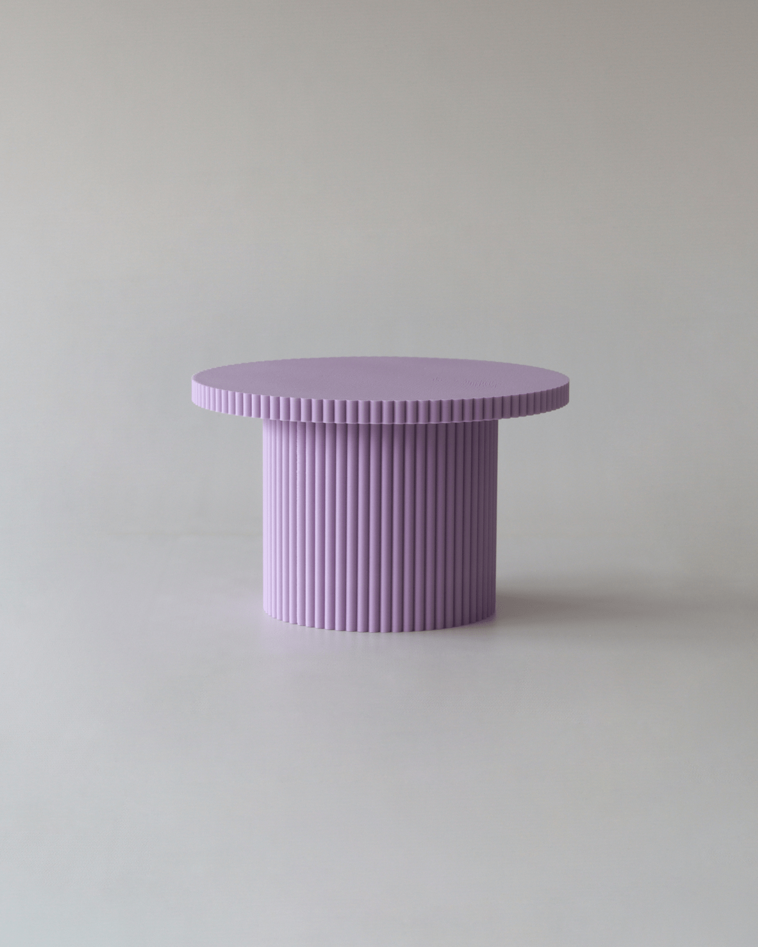 Birthday Bish Pastel Round Reeded Cake Stand - Prop Options