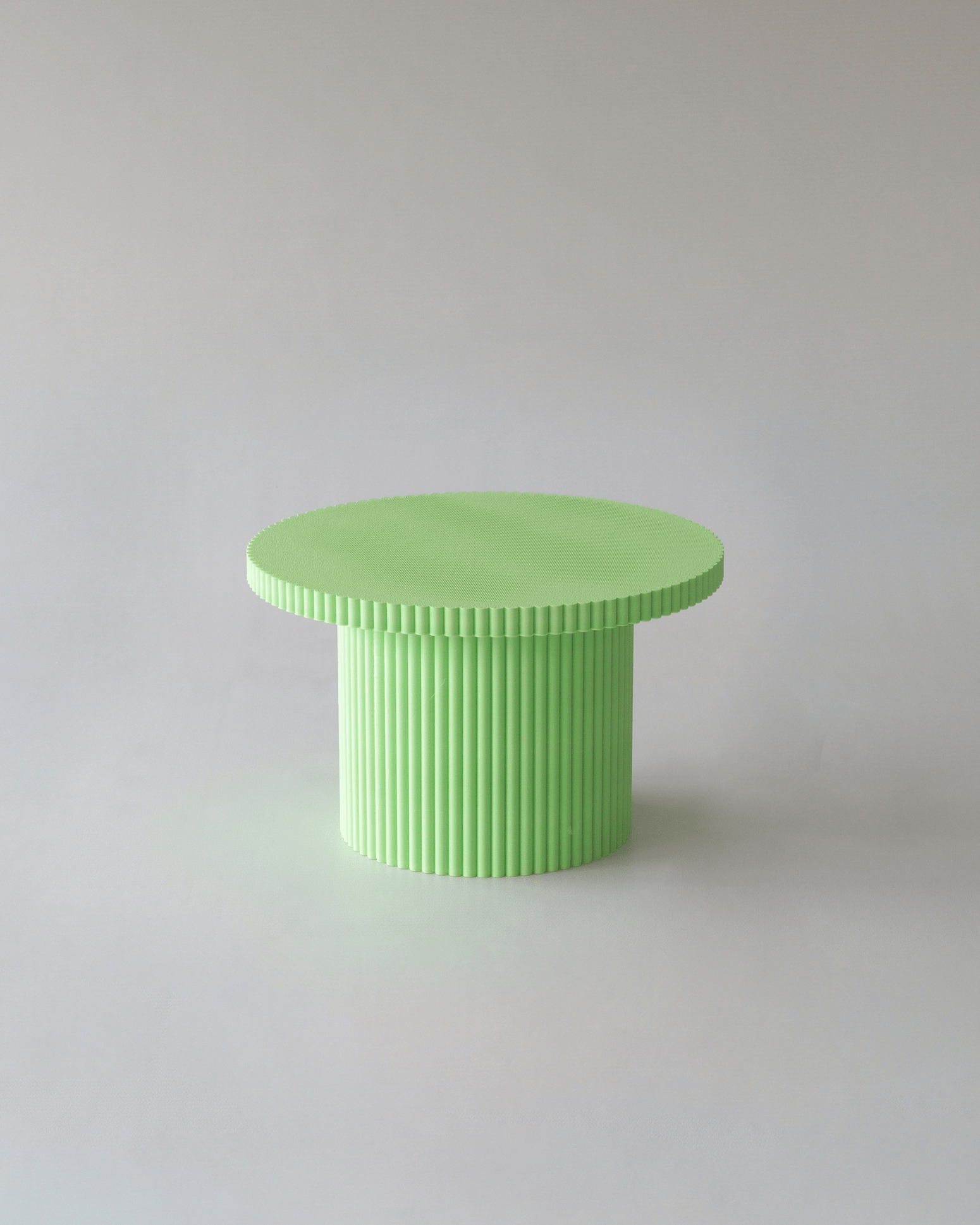 Birthday Bish Pastel Round Reeded Cake Stand - Prop Options