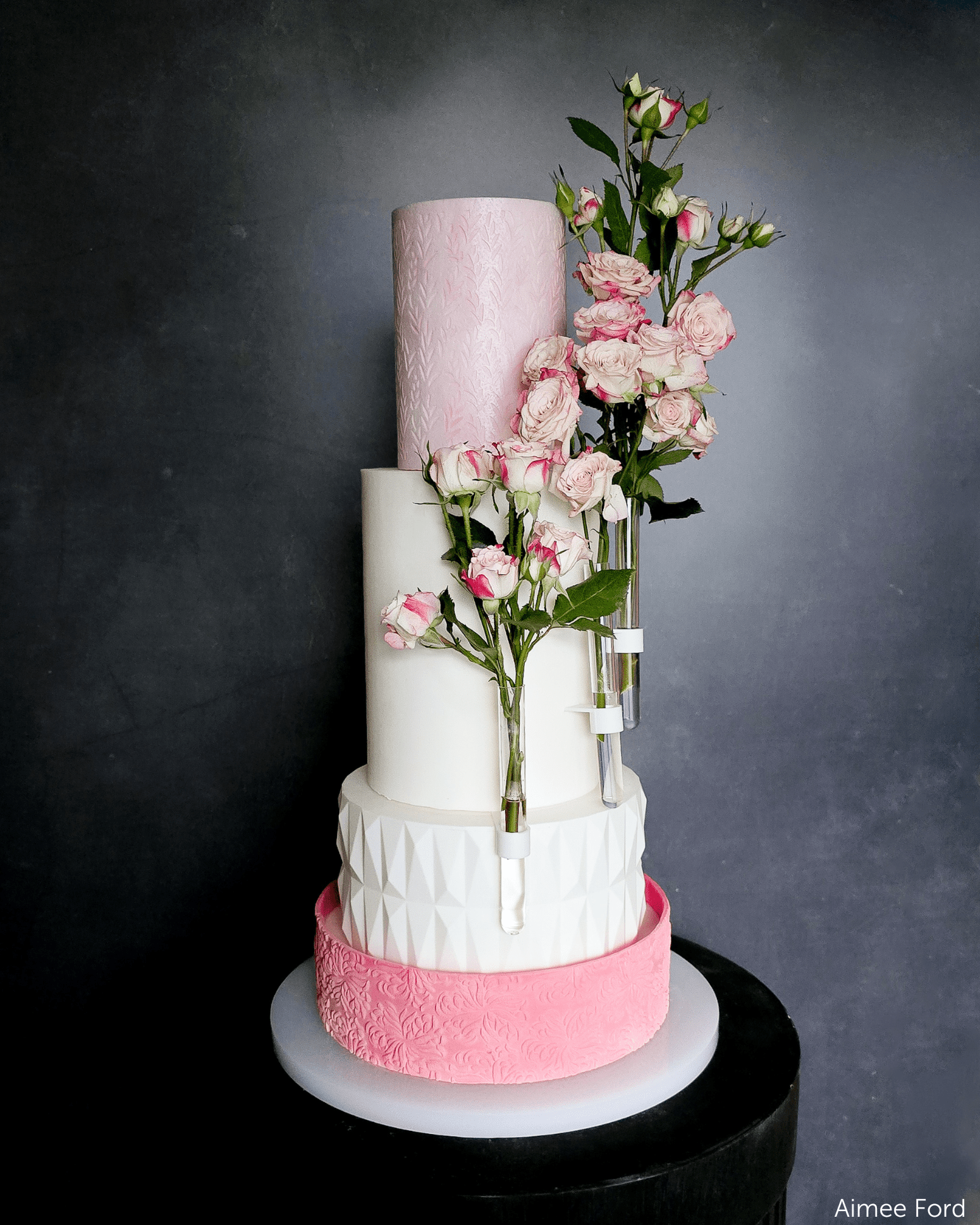 Floating Floral Vial Holders - Set of 5 - Prop Options