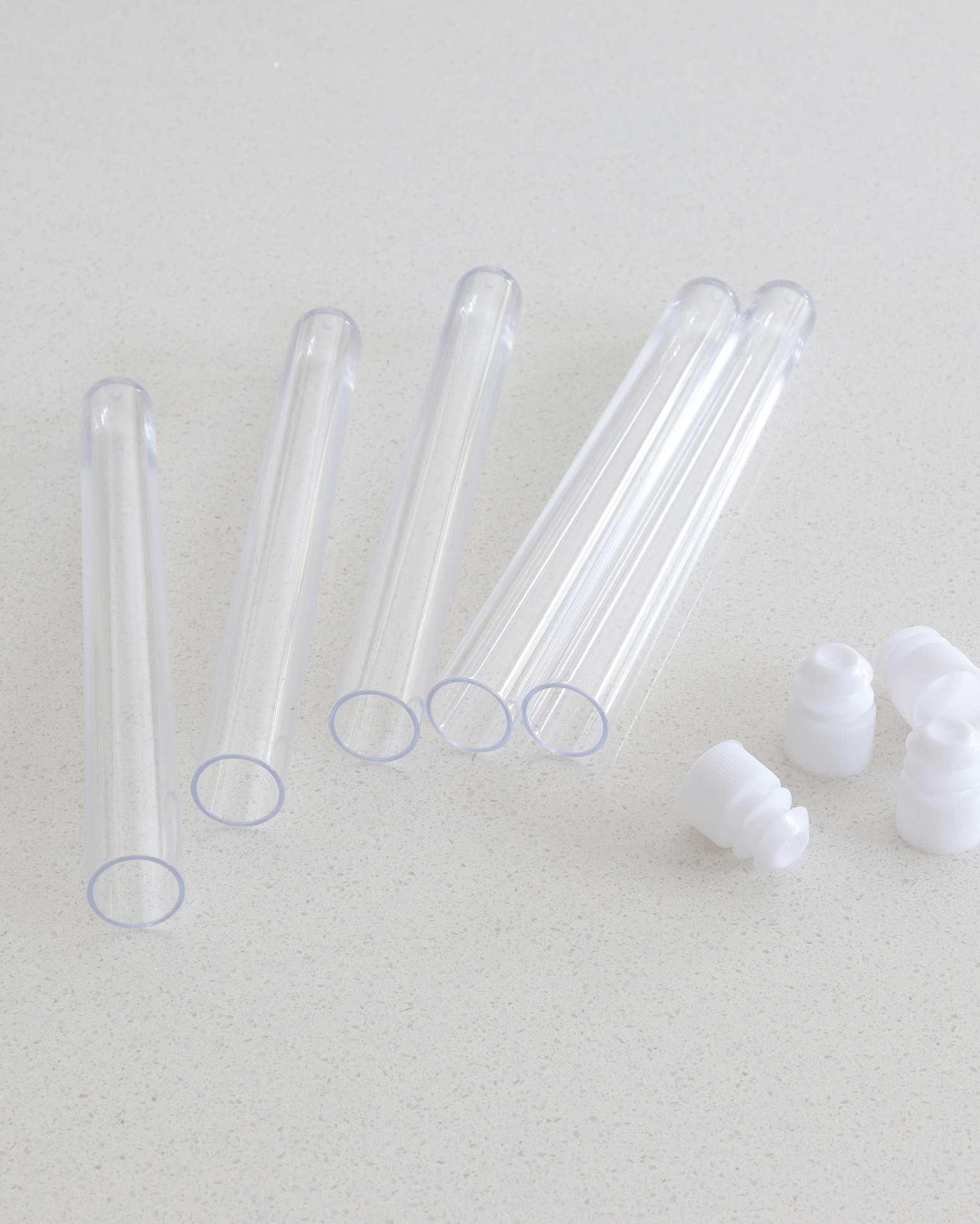 Floating Floral Vial Holders - Set of 5 - Prop Options