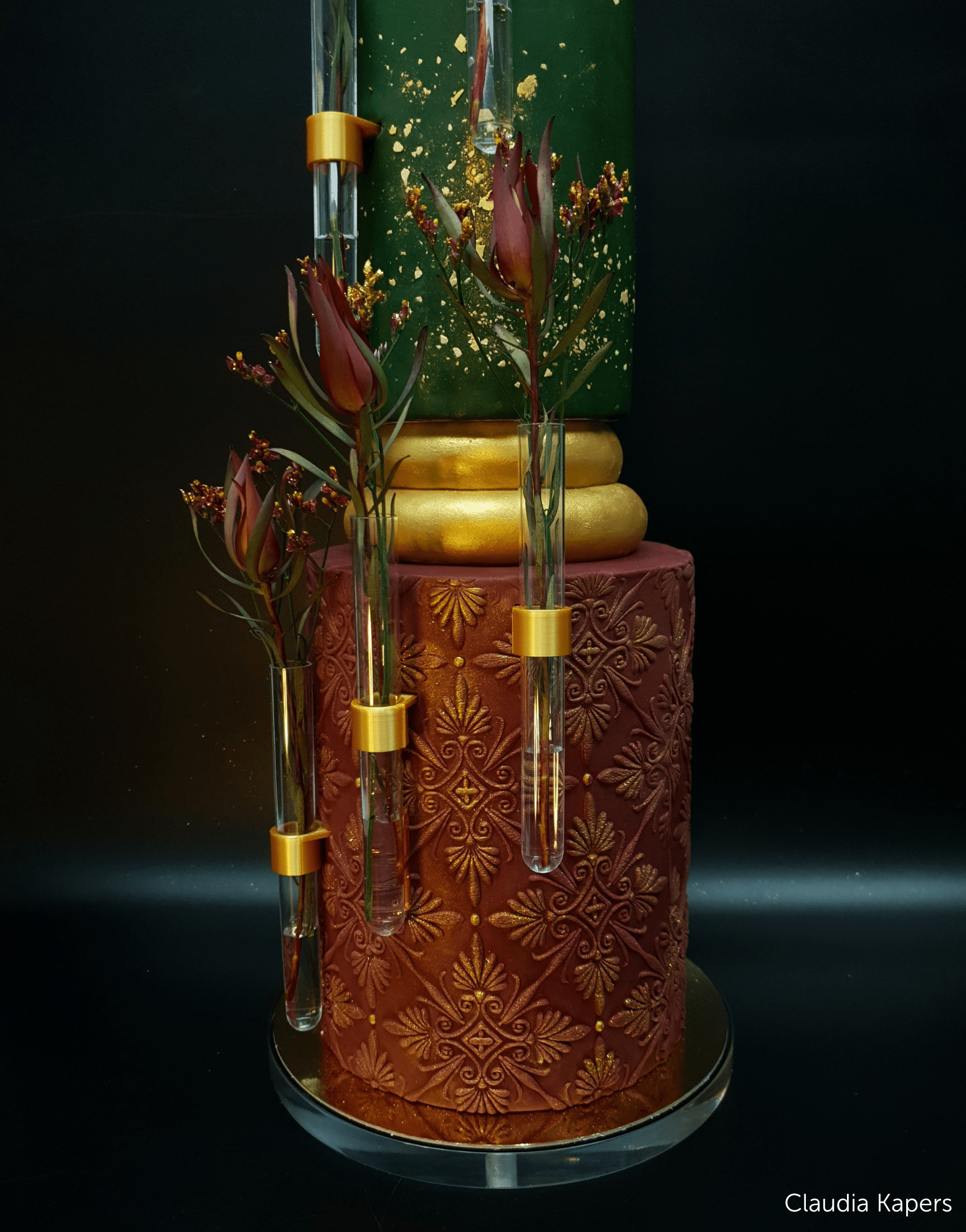 Floating Floral Vial Holders - Set of 5 - Prop Options