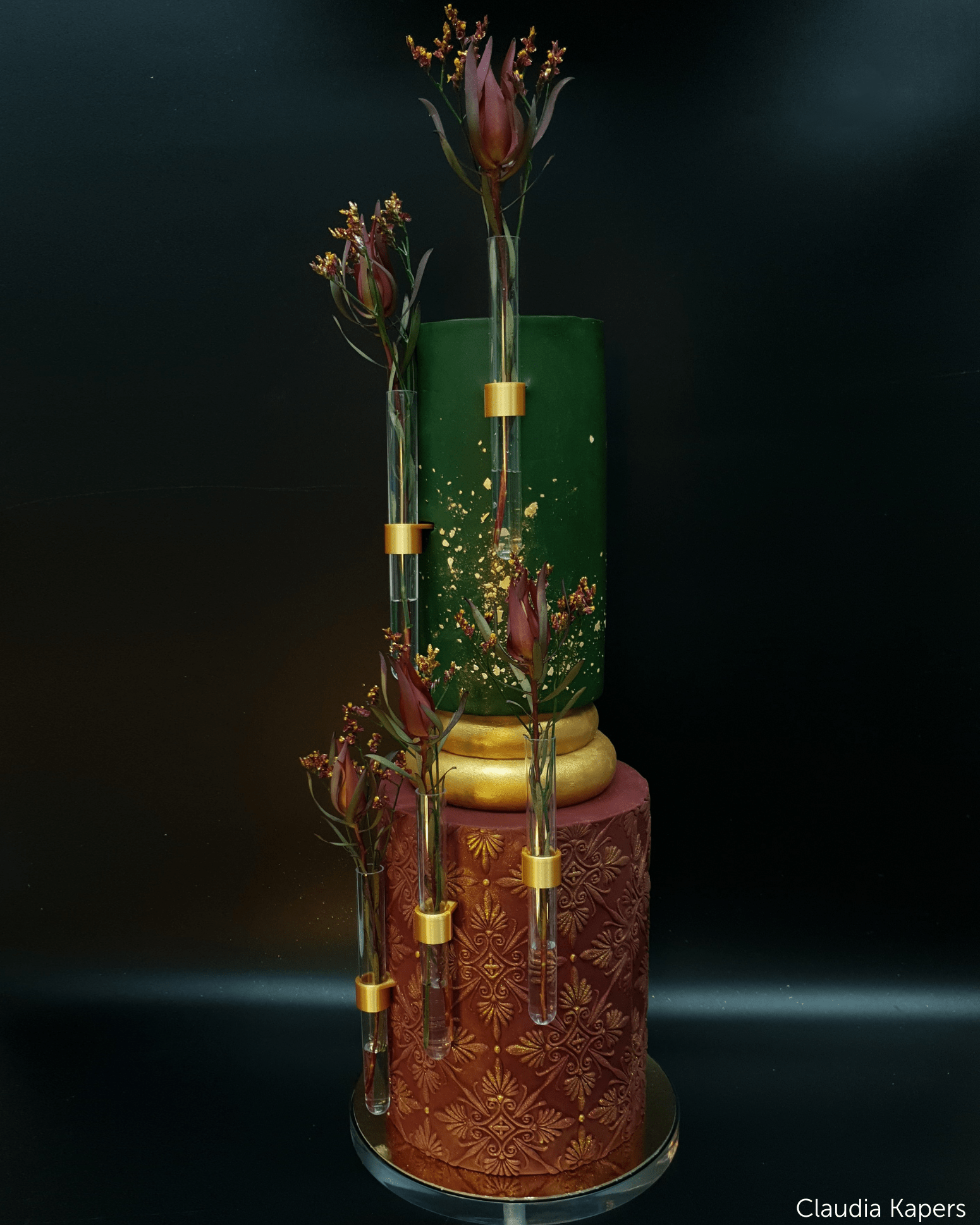 Floating Floral Vial Holders - Set of 5 - Prop Options