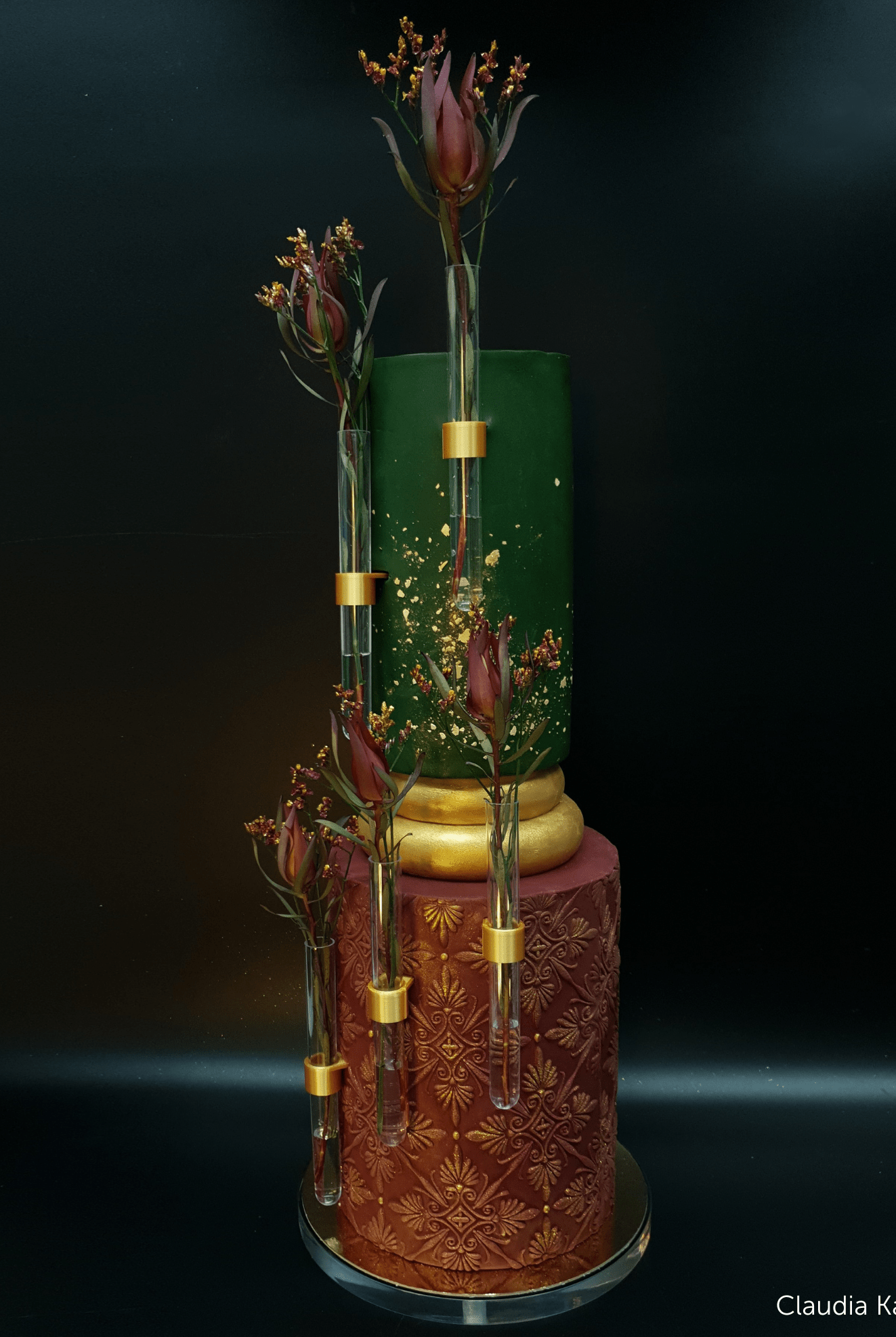 Floating Floral Vial Holders - Set of 5 - Prop Options