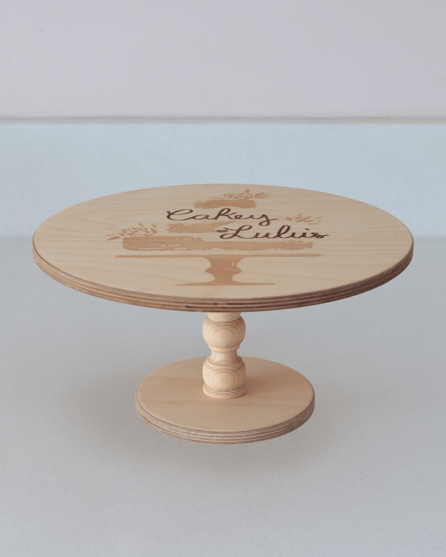 Premium Add - On: Bespoke Personalisation for Wooden Cake Stands - Prop Options