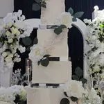 PropBundles - 30mm Square Ultra Polished Acrylic Cake Spacers - Prop Options