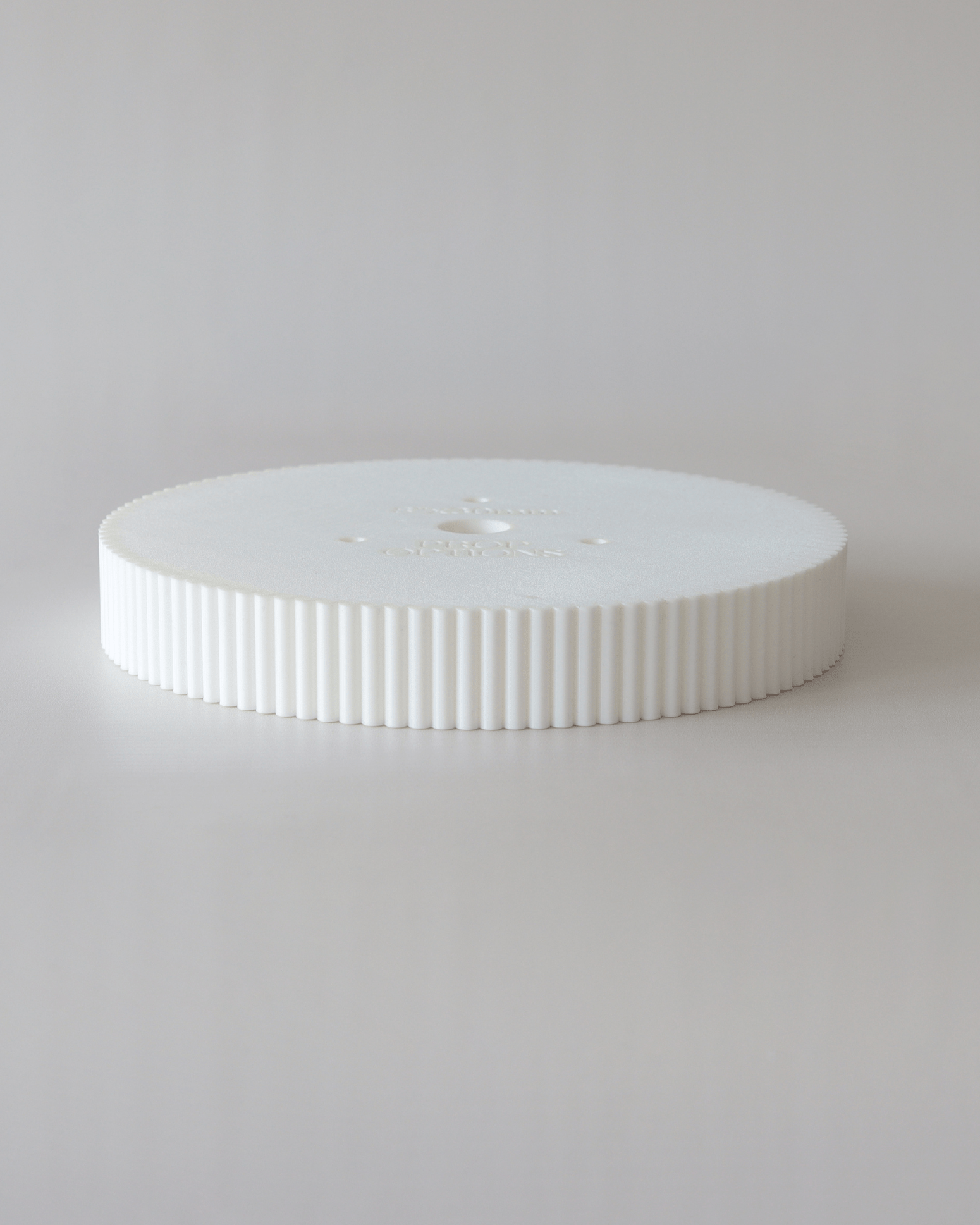 Round 30mm Reeded Cake Spacer - Prop Options