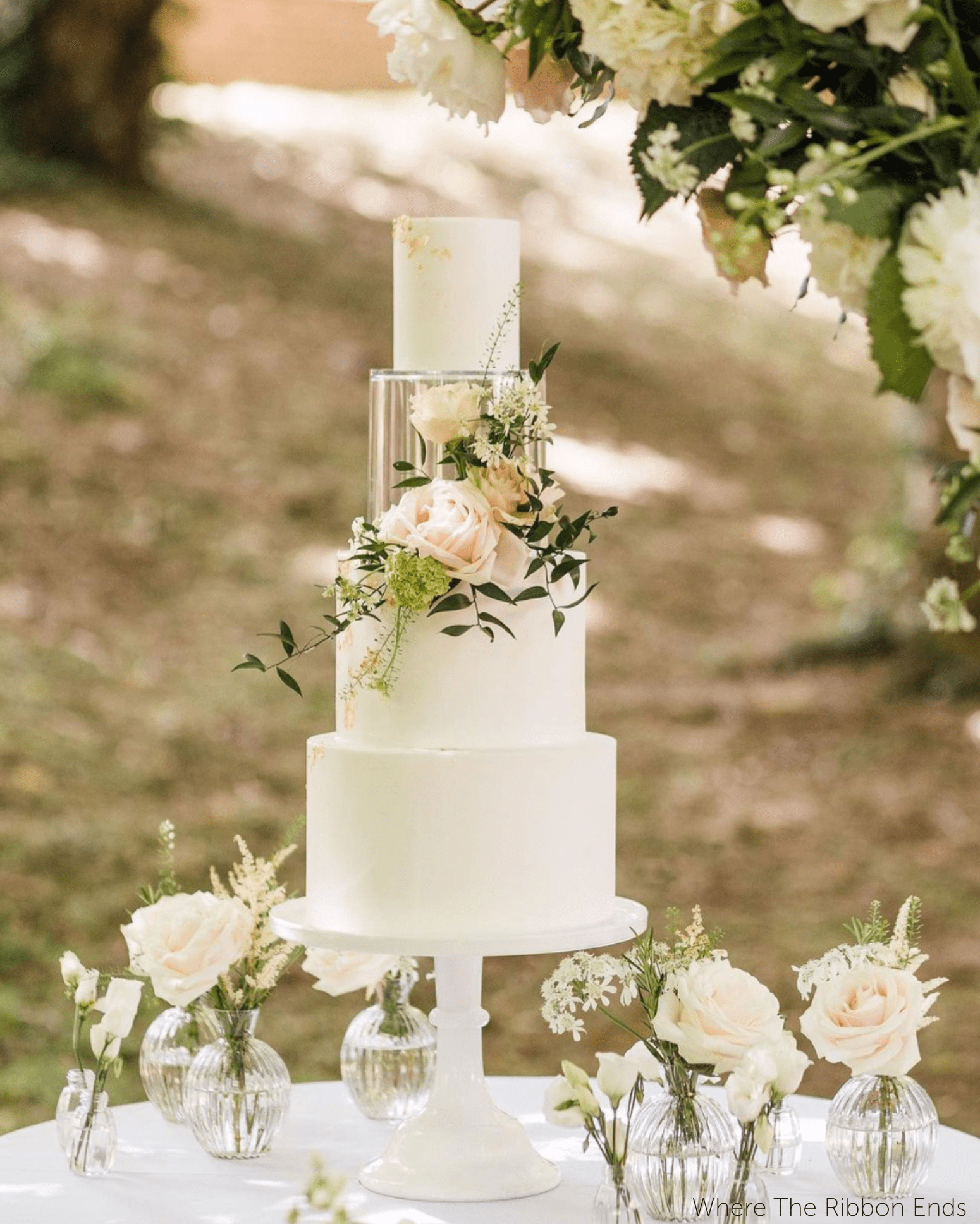 Round Acrylic Fillable Clear Tiers - Prop Options