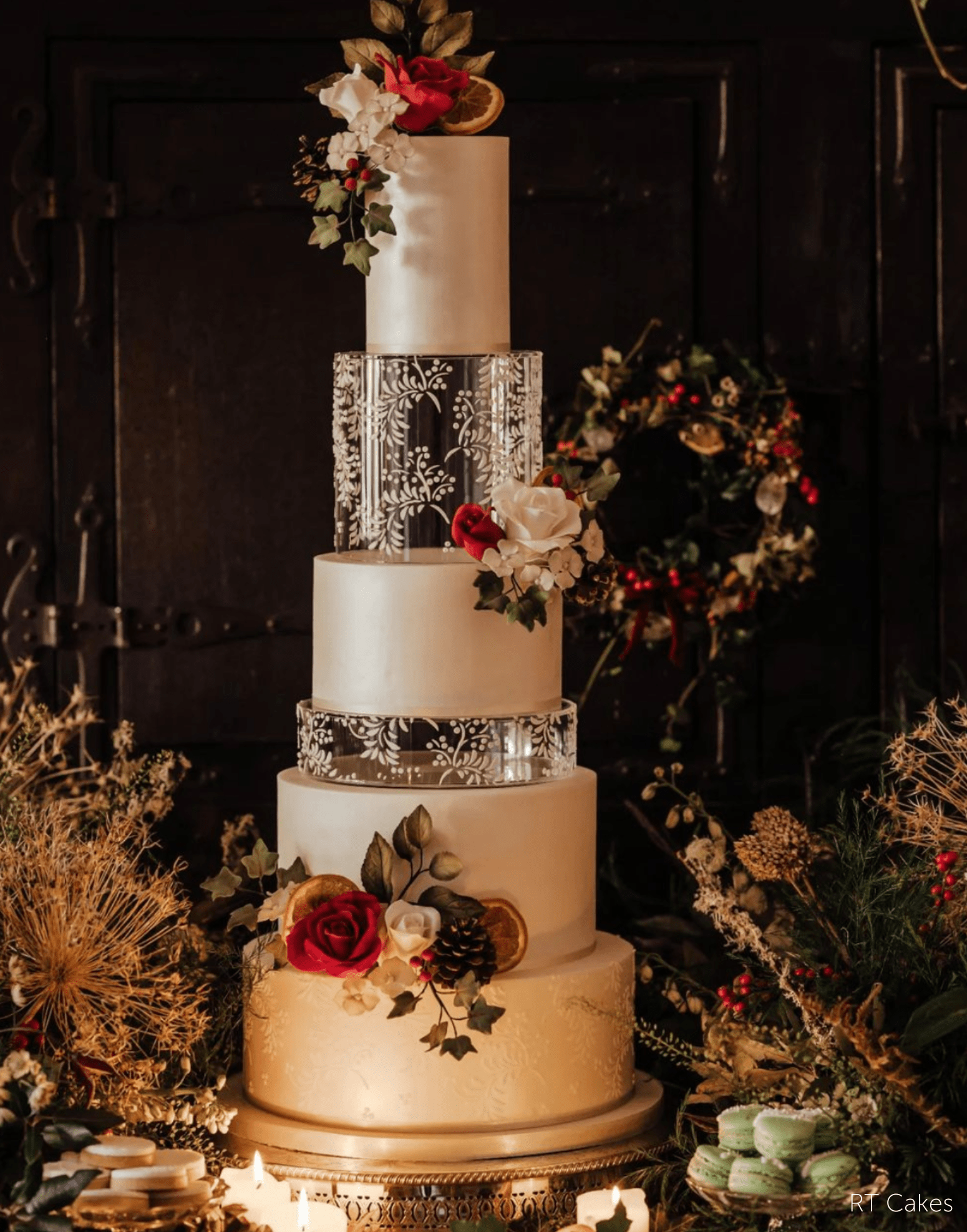 Round Acrylic Fillable Clear Tiers - Prop Options