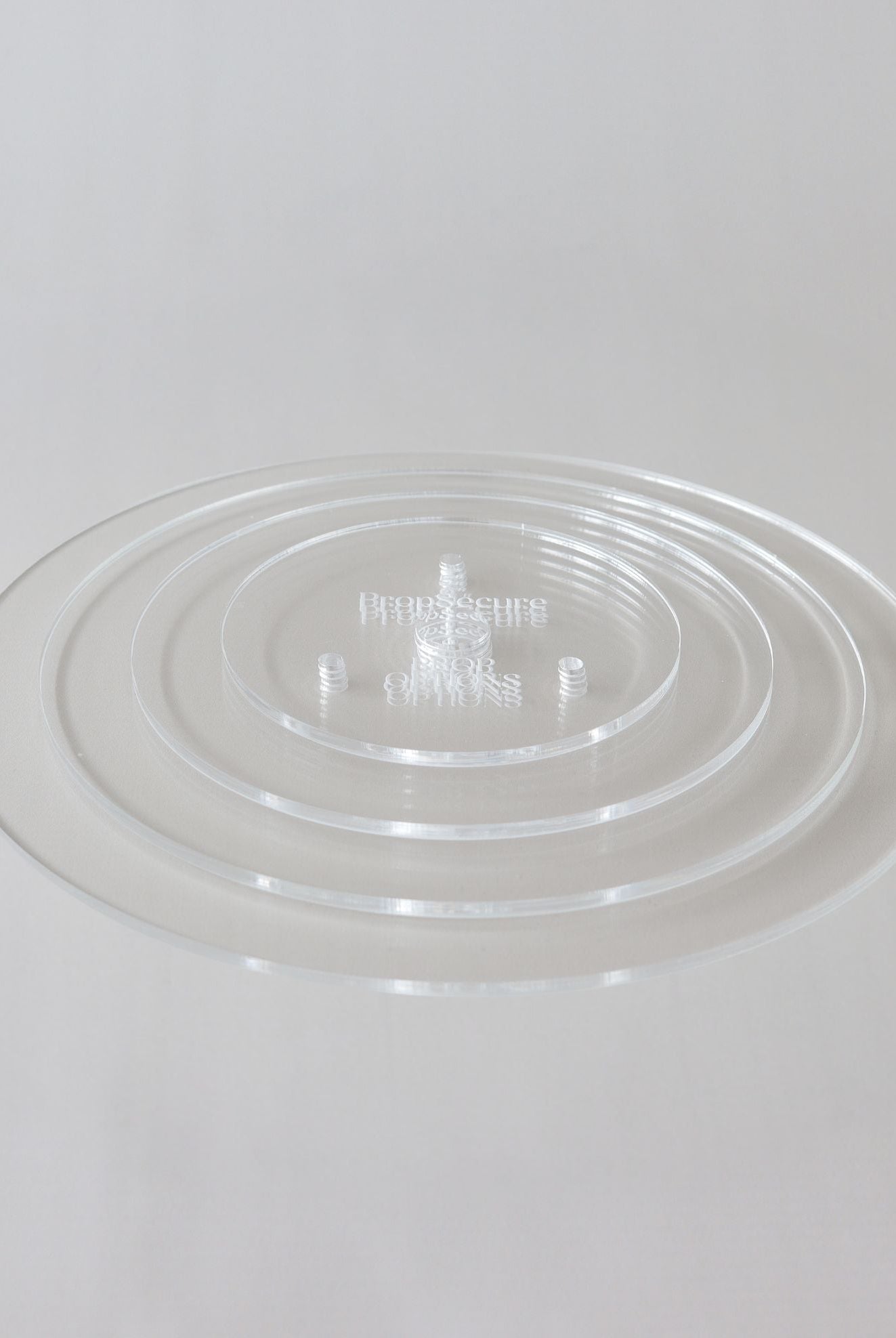 Round Premium Reusable Acrylic Cake Board - PropSecure® - Prop Options