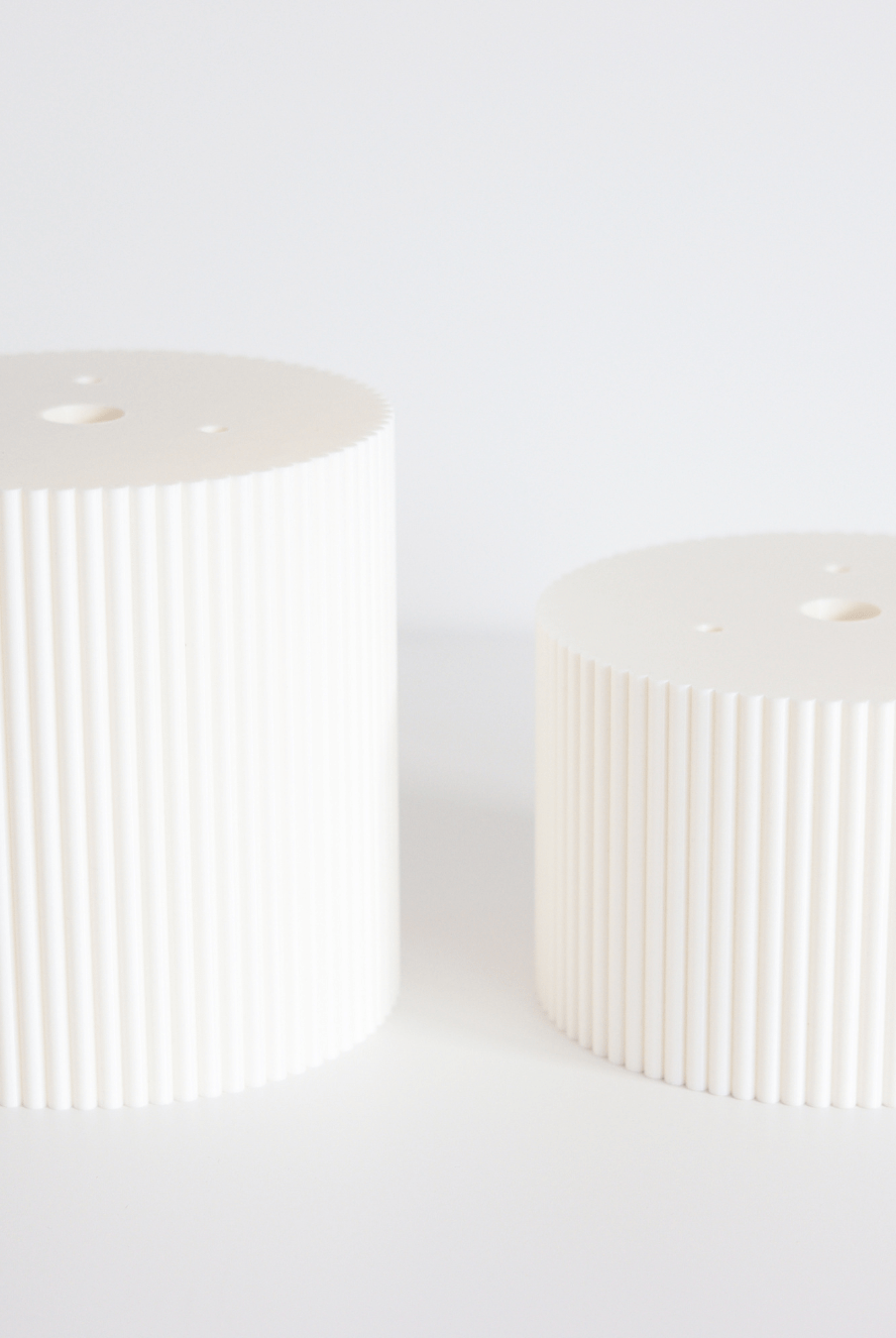 Round Reeded Cake Separator - Prop Options