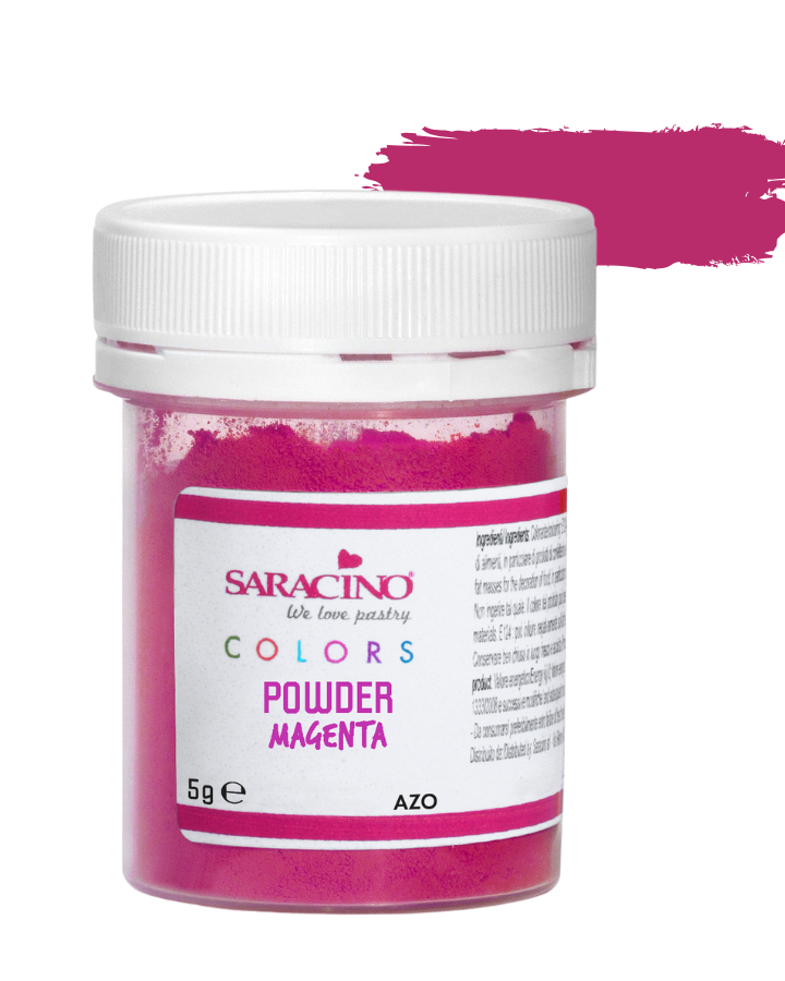 Magenta Edible Colour Dust – Fat Soluble Powder for Cake Decorating