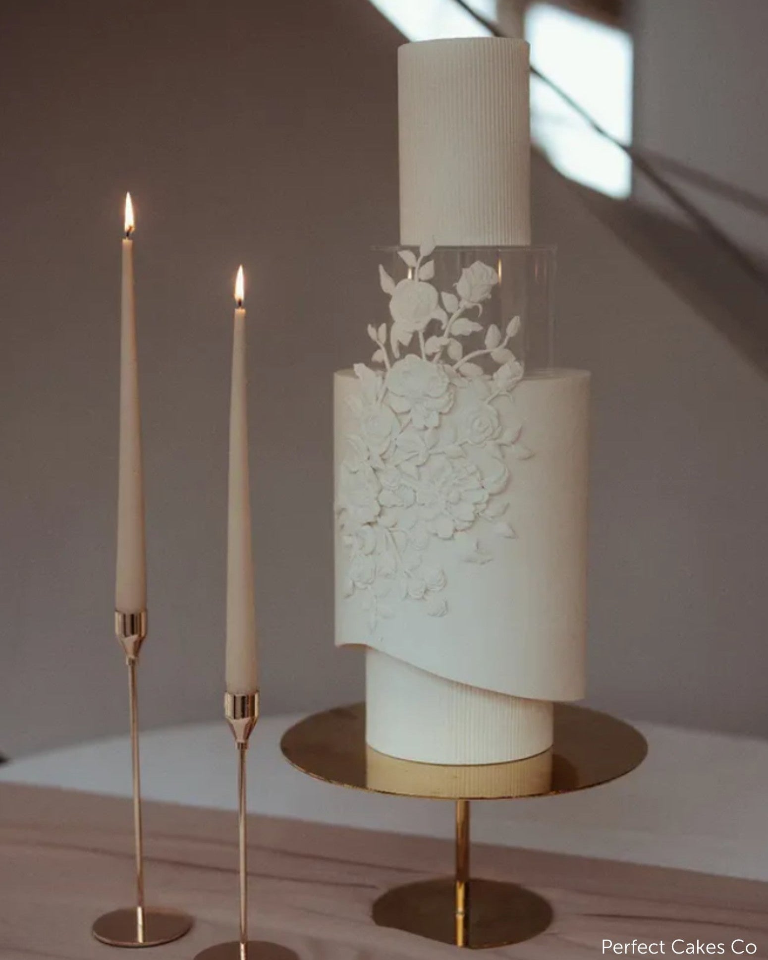 Special Edition 12" Gold Stiletto Cake Pedestal - Prop Options