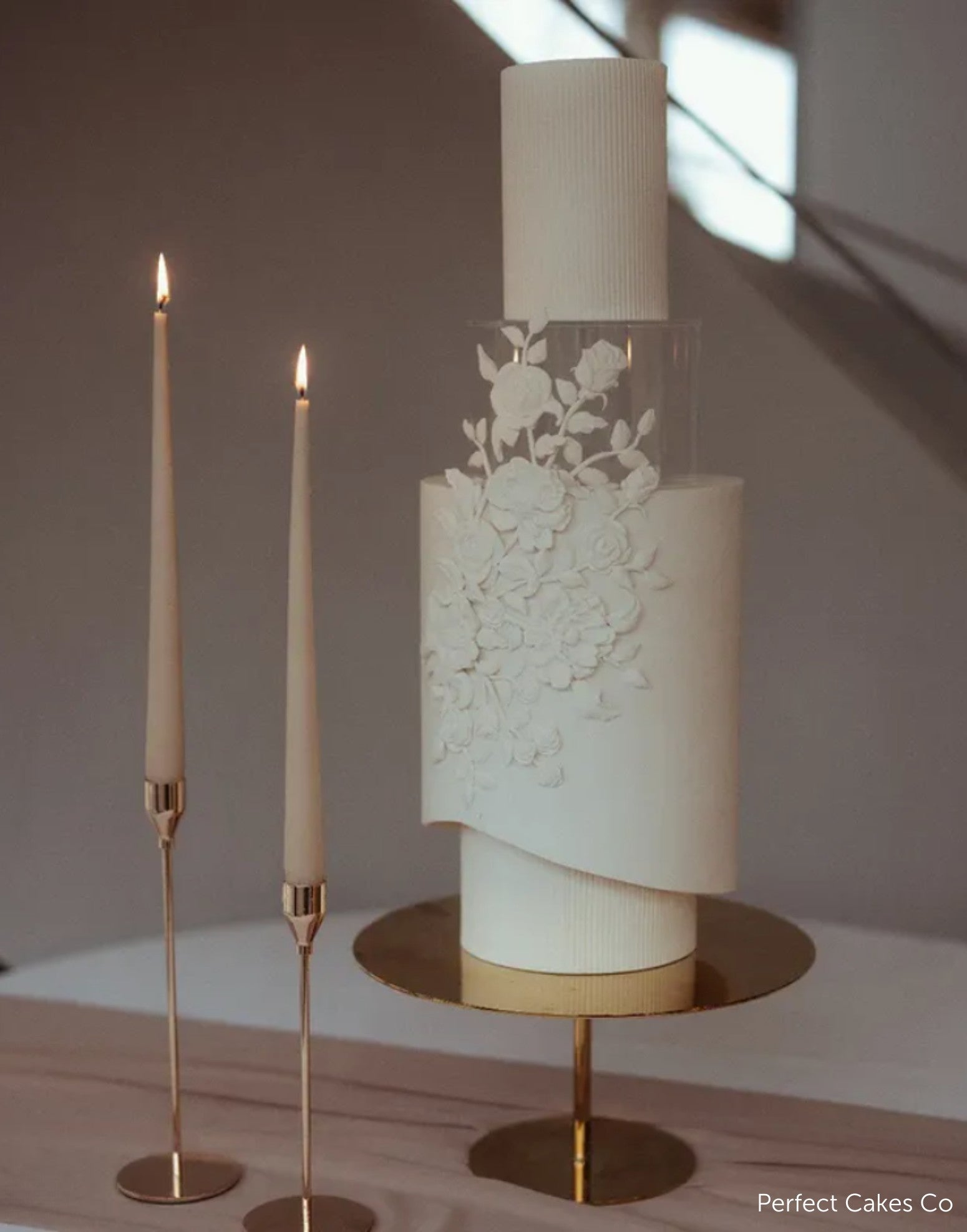 Special Edition 12" Gold Stiletto Cake Pedestal - Prop Options