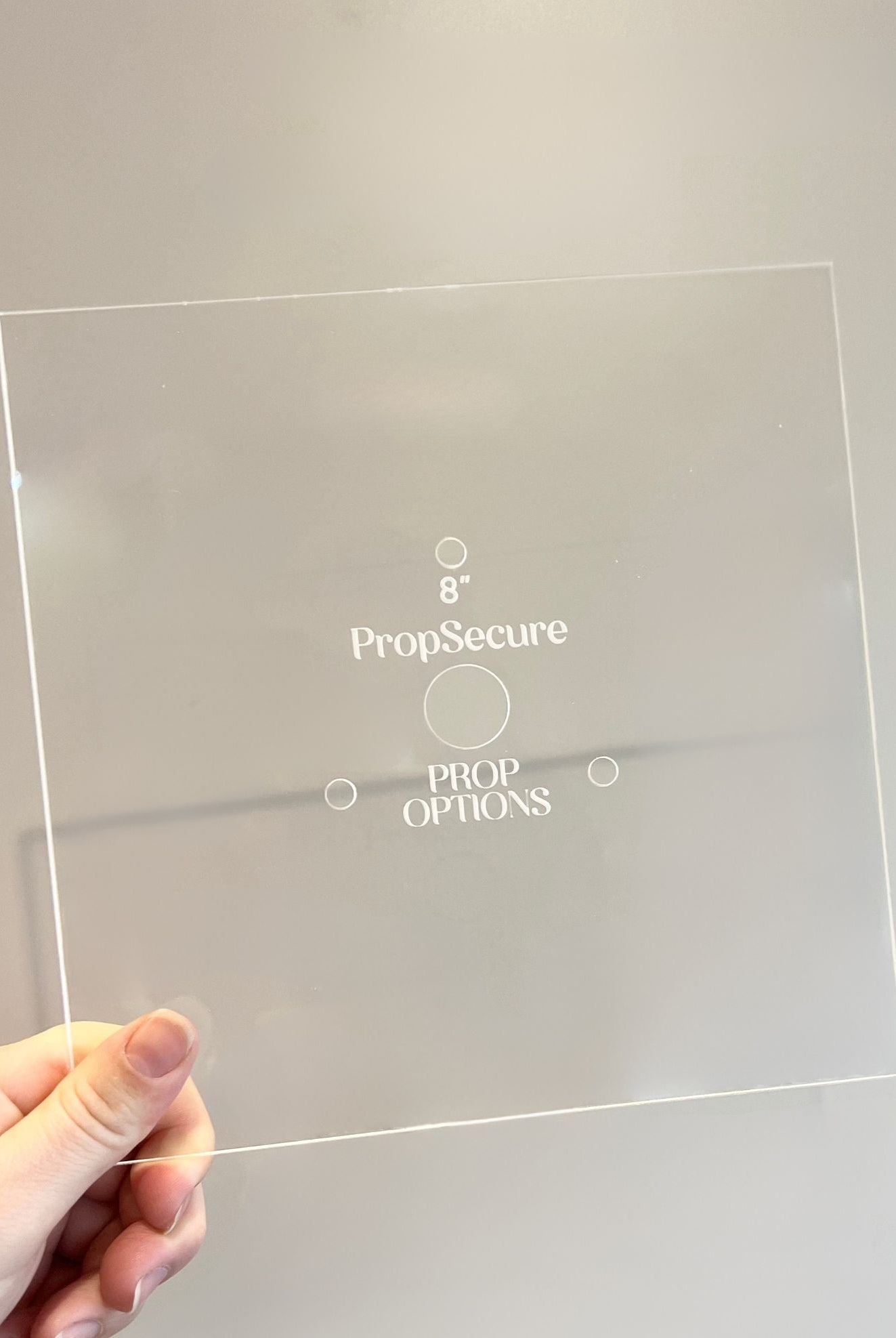 Square Premium Reusable Acrylic Cake Board - PropSecure® - Prop Options