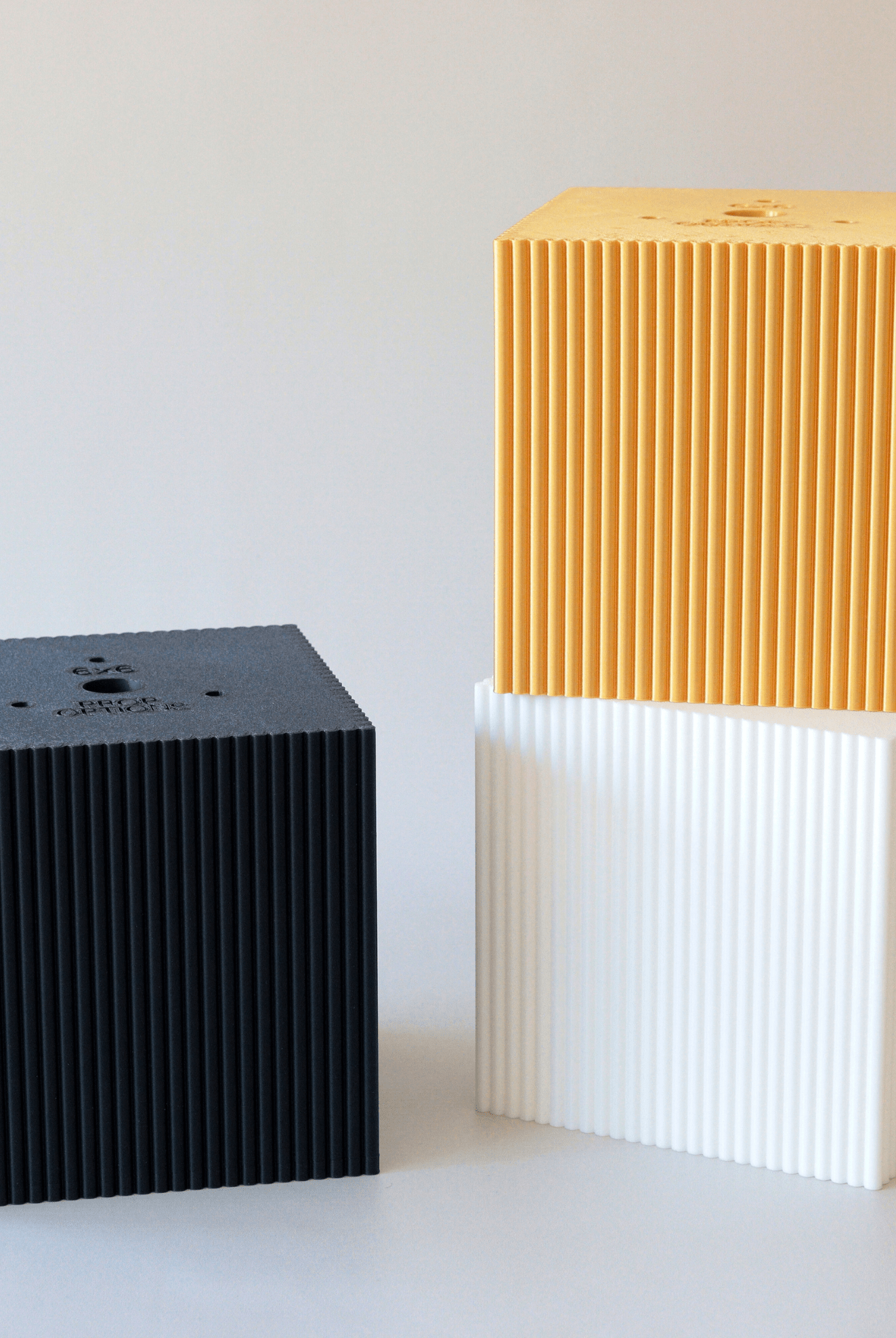 Square Reeded Cake Separator - Prop Options