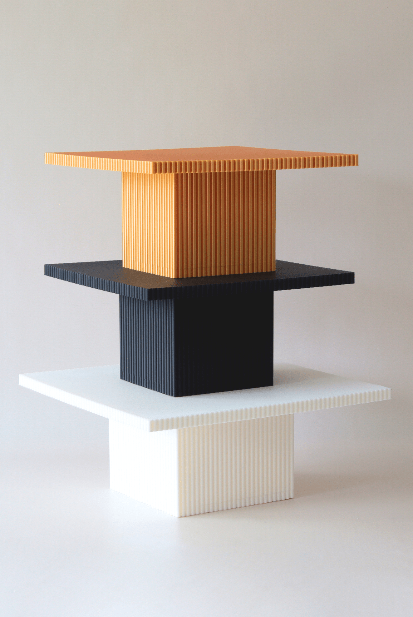 Square Reeded Cake Stand - Prop Options