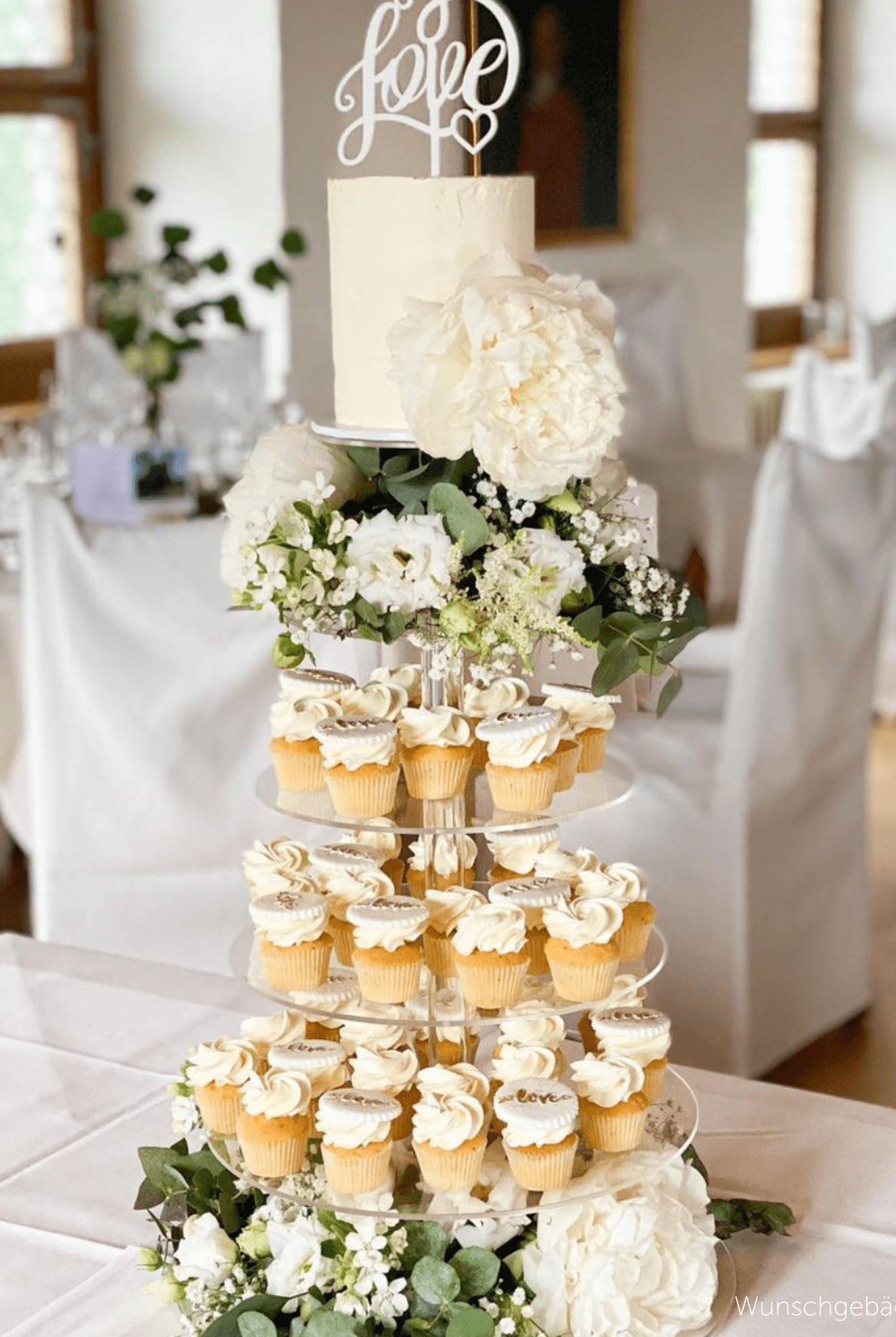 Ultra Adjustable 6 Tier Acrylic Cupcake Display Stand - Prop Options