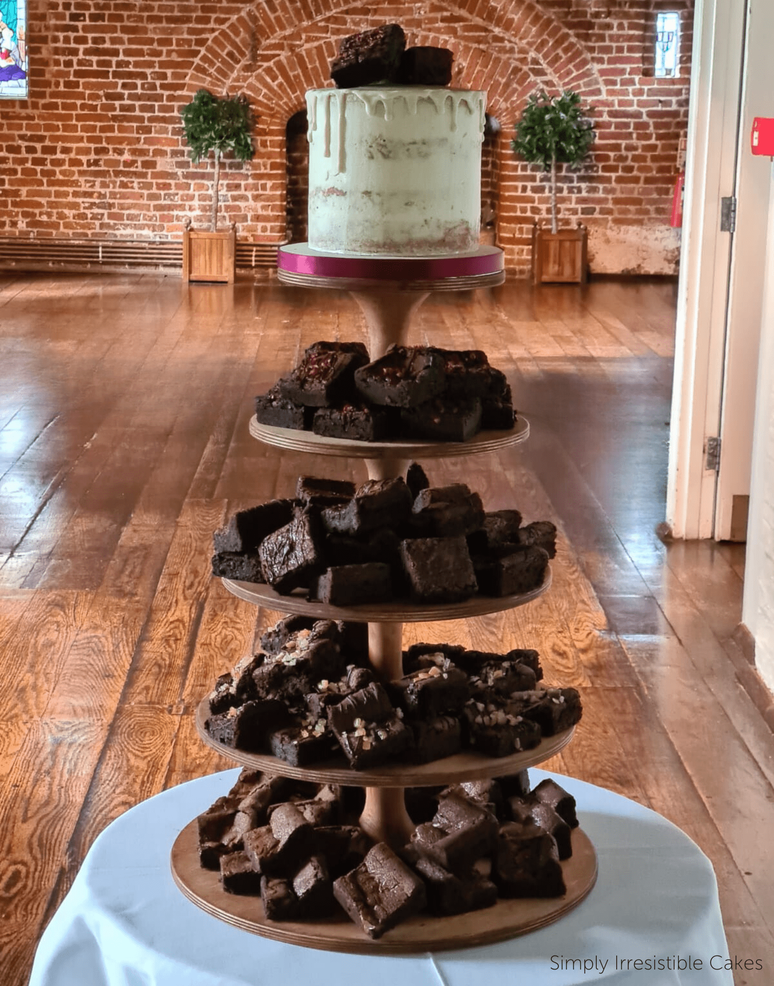 Deluxe Adjustable Scandinavian Birch Cupcake Stand - Prop Options