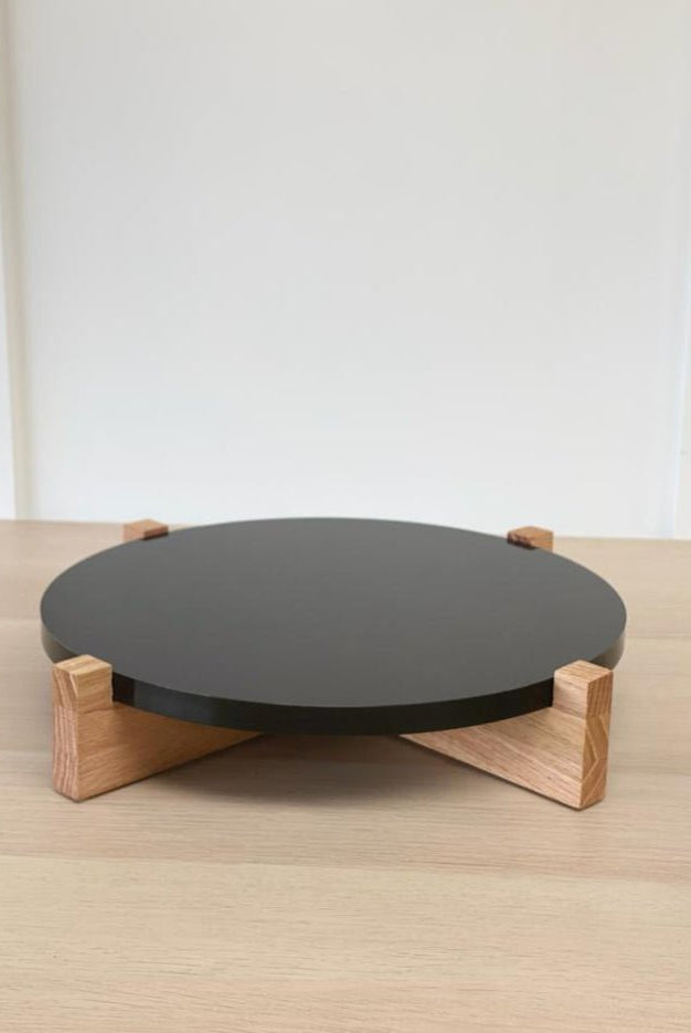 Hand crafted solid oak cake stand - Prop Options