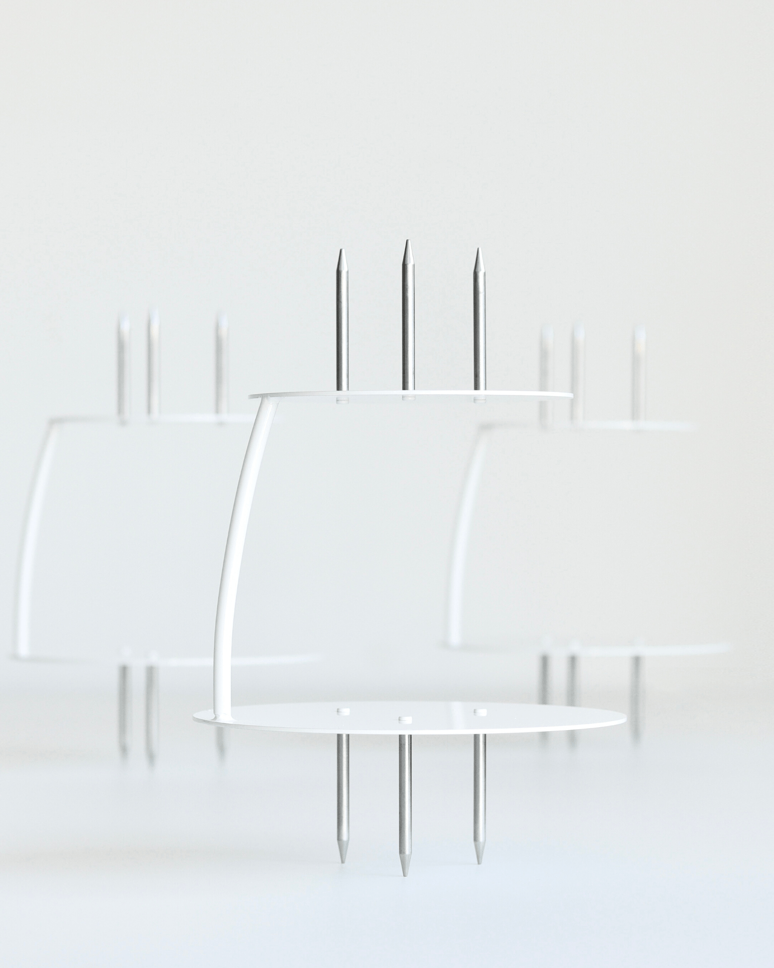 Round Floating Side Bar PropSecure® Cake Separator - Prop Options