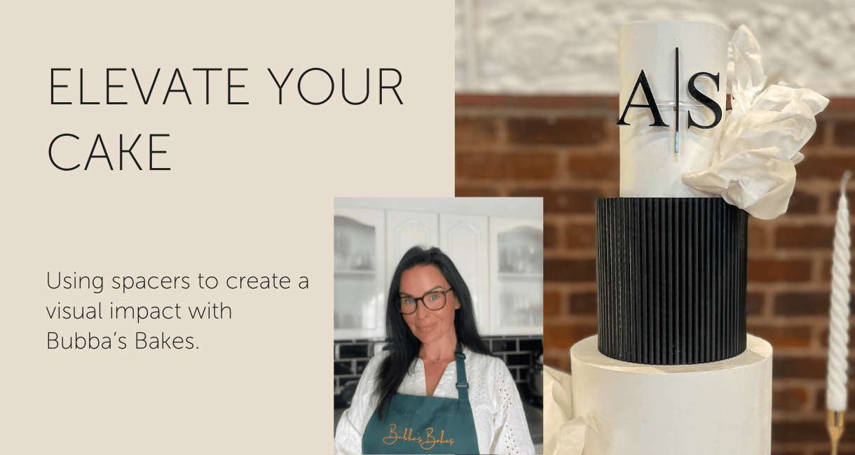How To Incorporate Spacers & Separators Into Your Cake Design With Bubba's Bakes - Prop Options