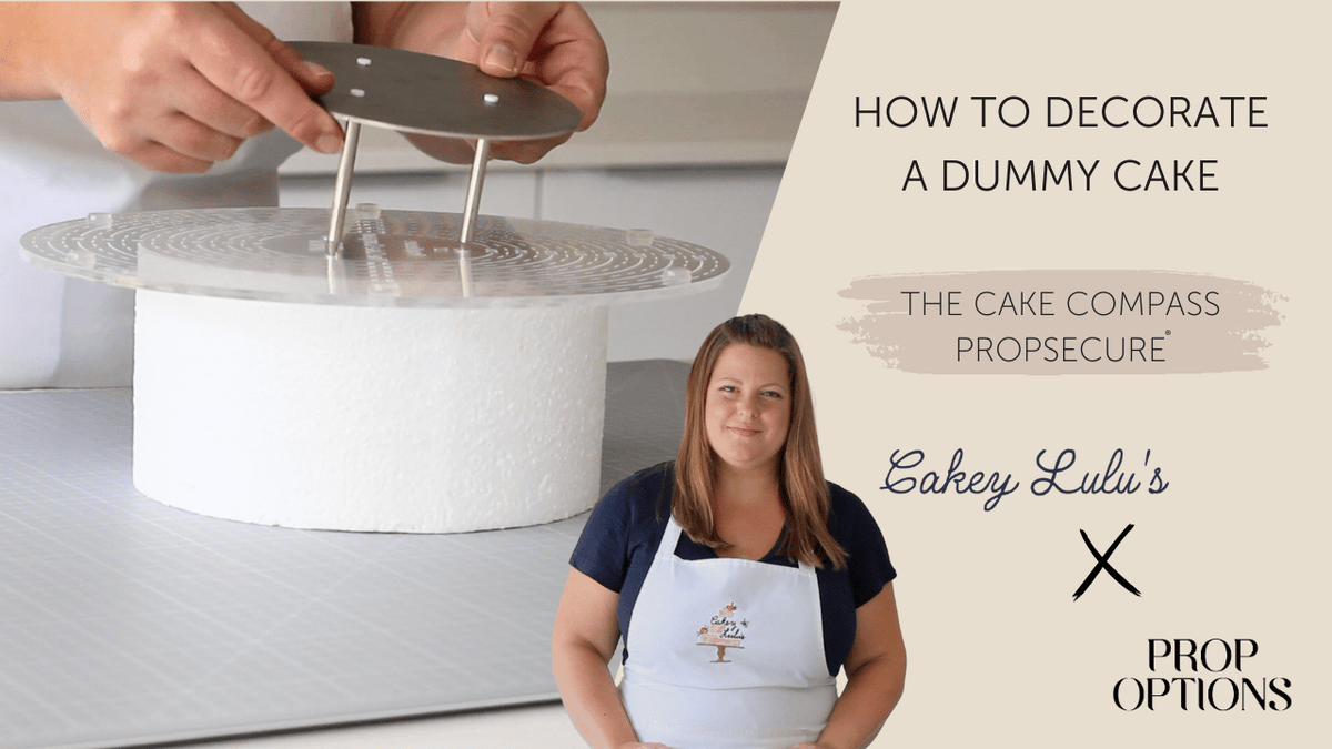 How to Cover a Dummy Cake with the Cake Compass – Prop Options